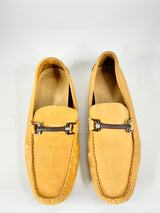 Basement Ochre Leather Loafers - EU43