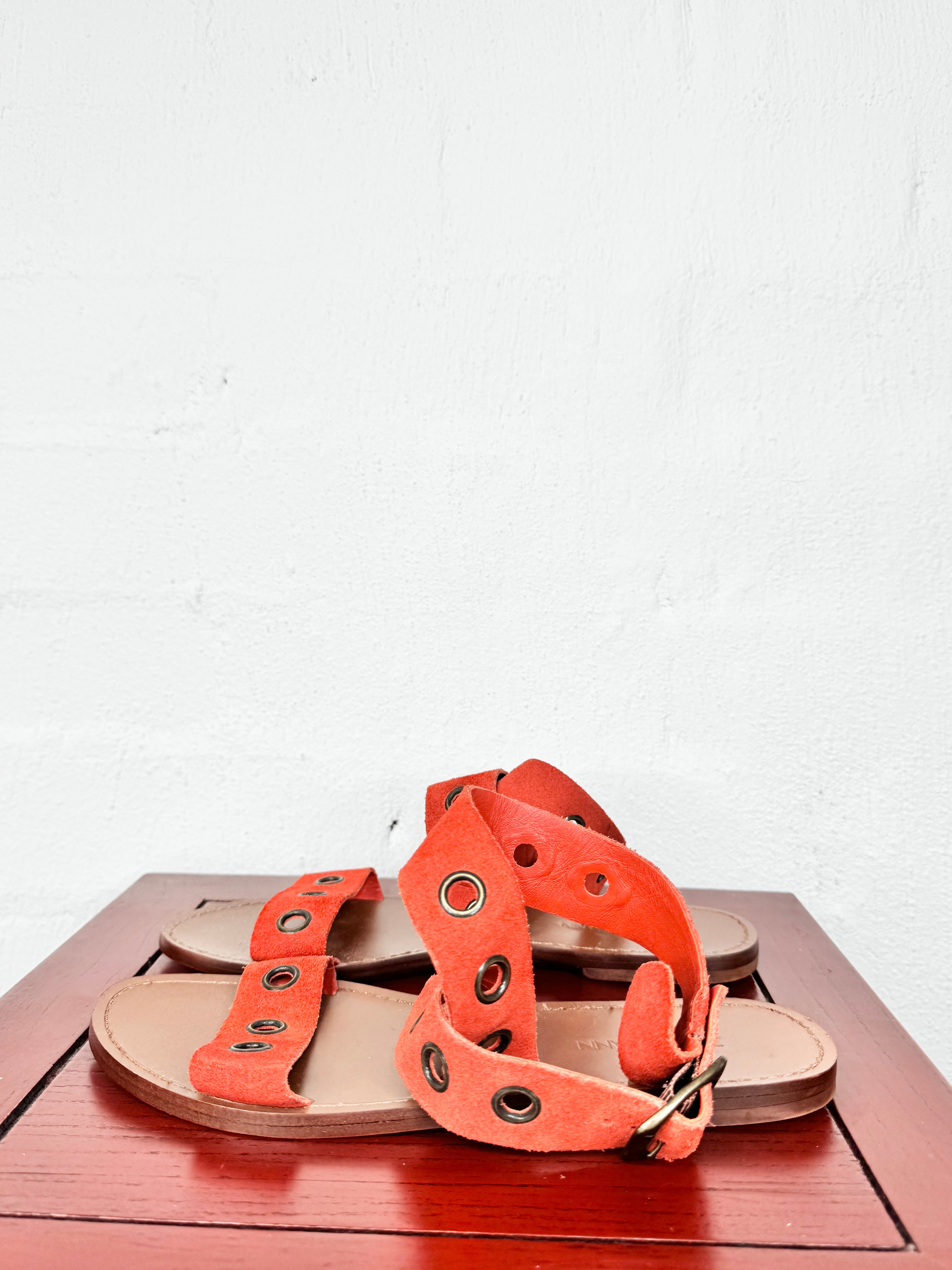 Zimmermann Dark Coral Sandals - EU37