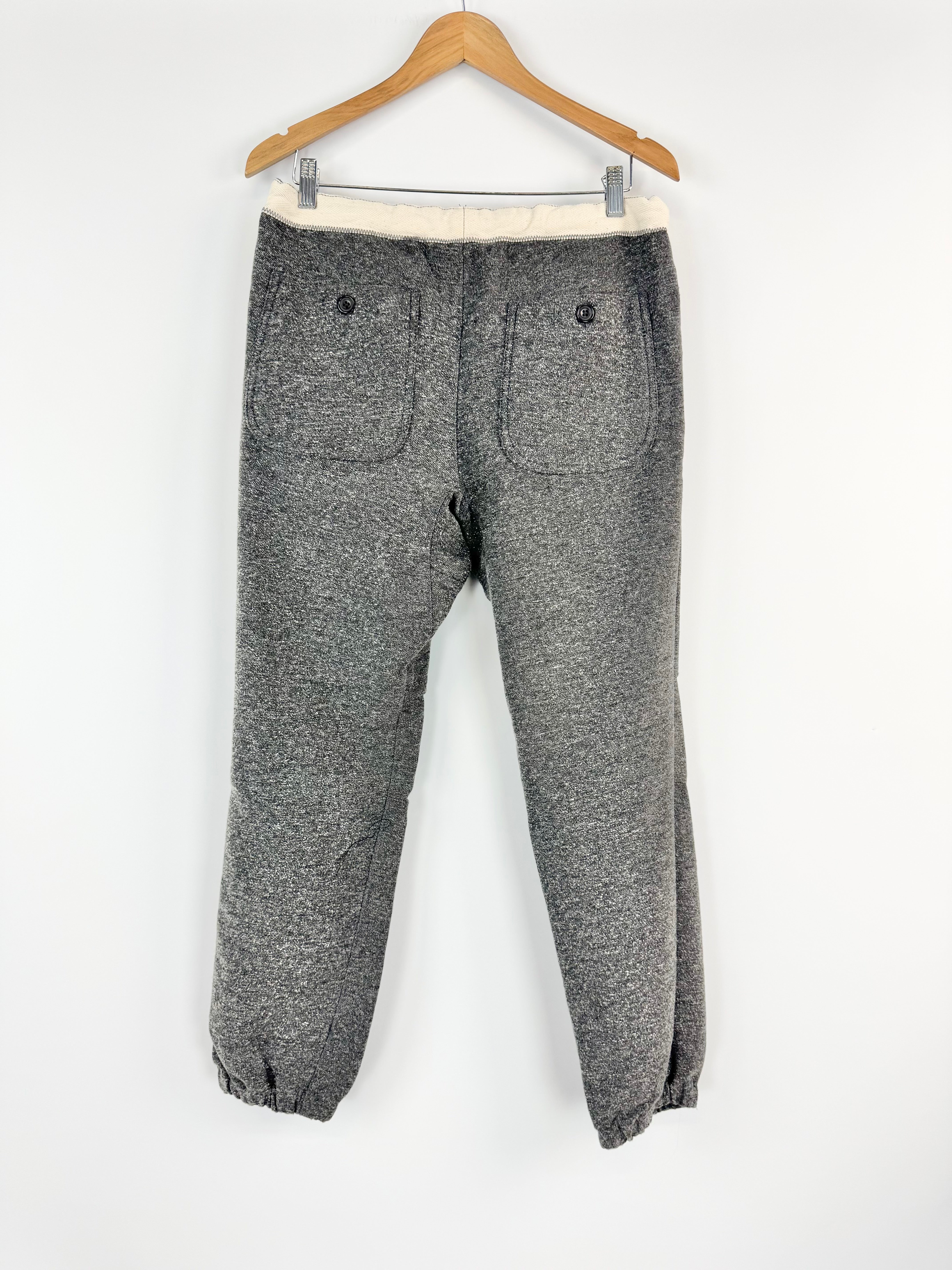 Beams Grey Drawstring Sweater Pants - L