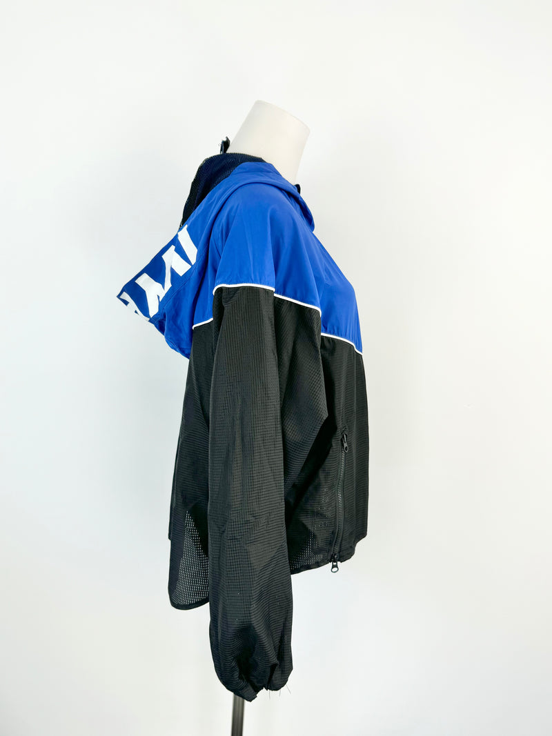 Ivy Park Blue & Black Contrast Windbreaker - AU6