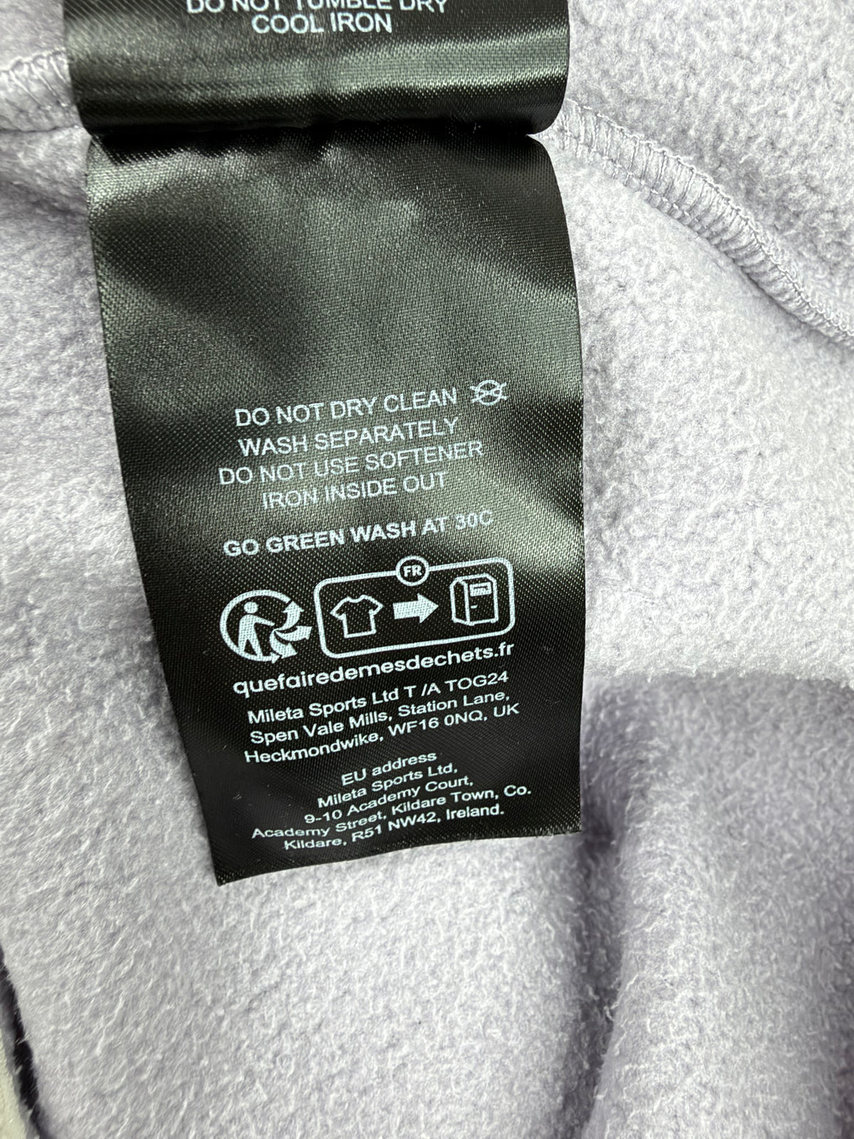 TOG 24 Lavender Fleece Quarter Zip - AU12