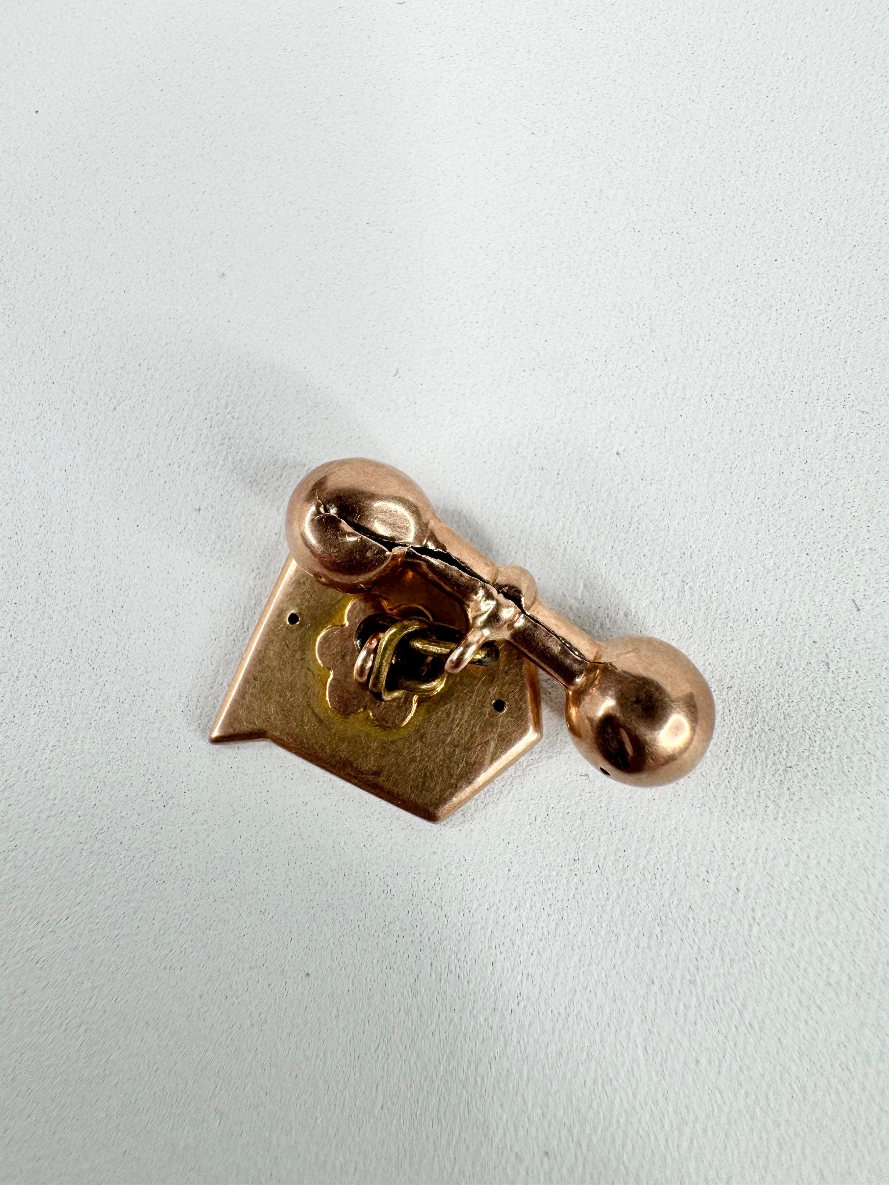 Antique 9ct Gold Australian Hallmarked Cufflinks