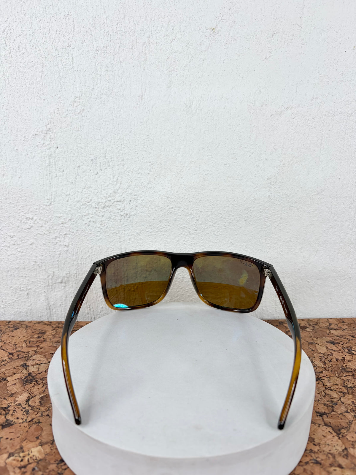 Ray-Ban Boyfriend Two 710/57 Polished Havana Sunglasses