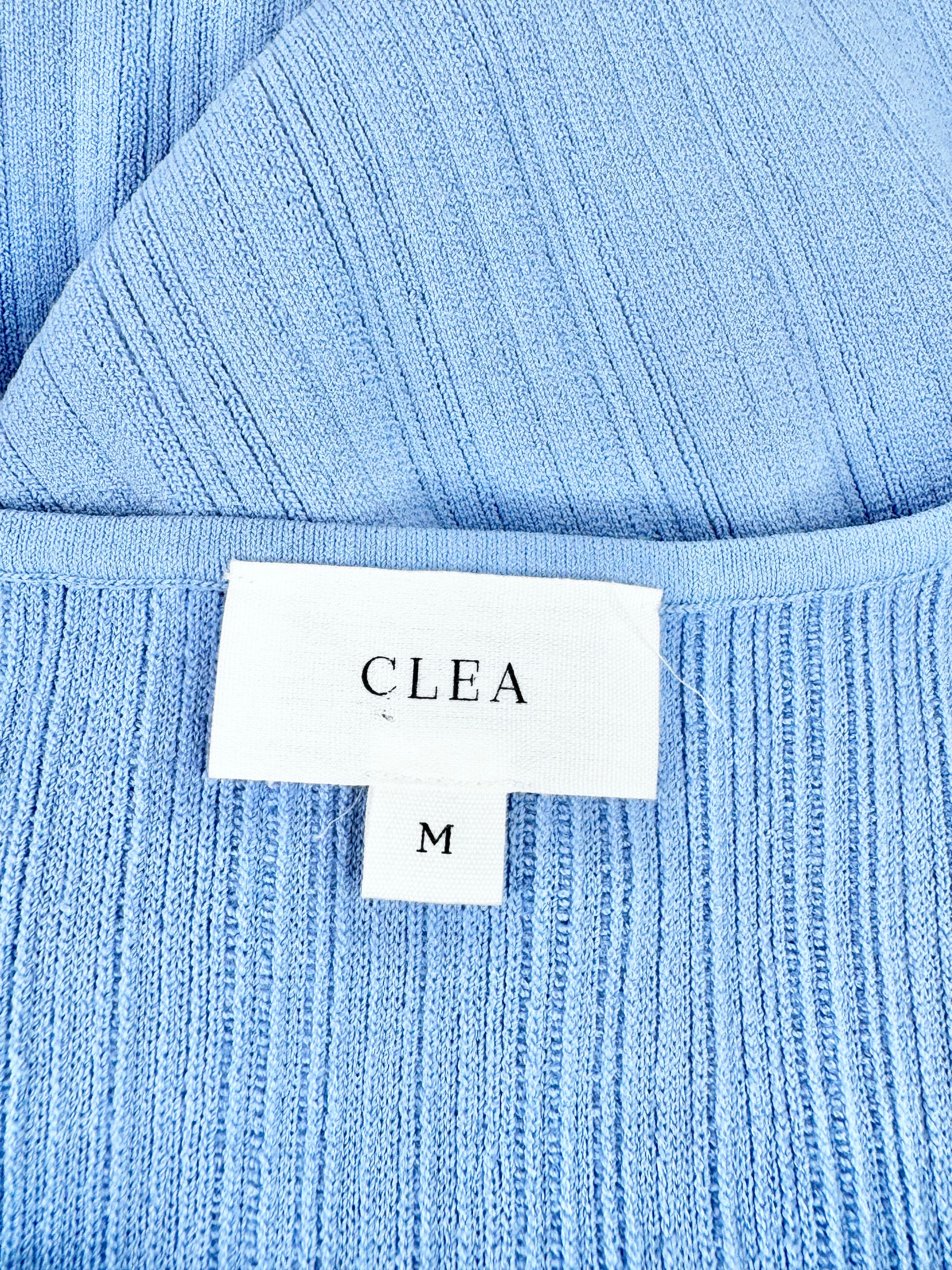 Clea Perwinkle Blue Knit Maxi Dress - AU8/10