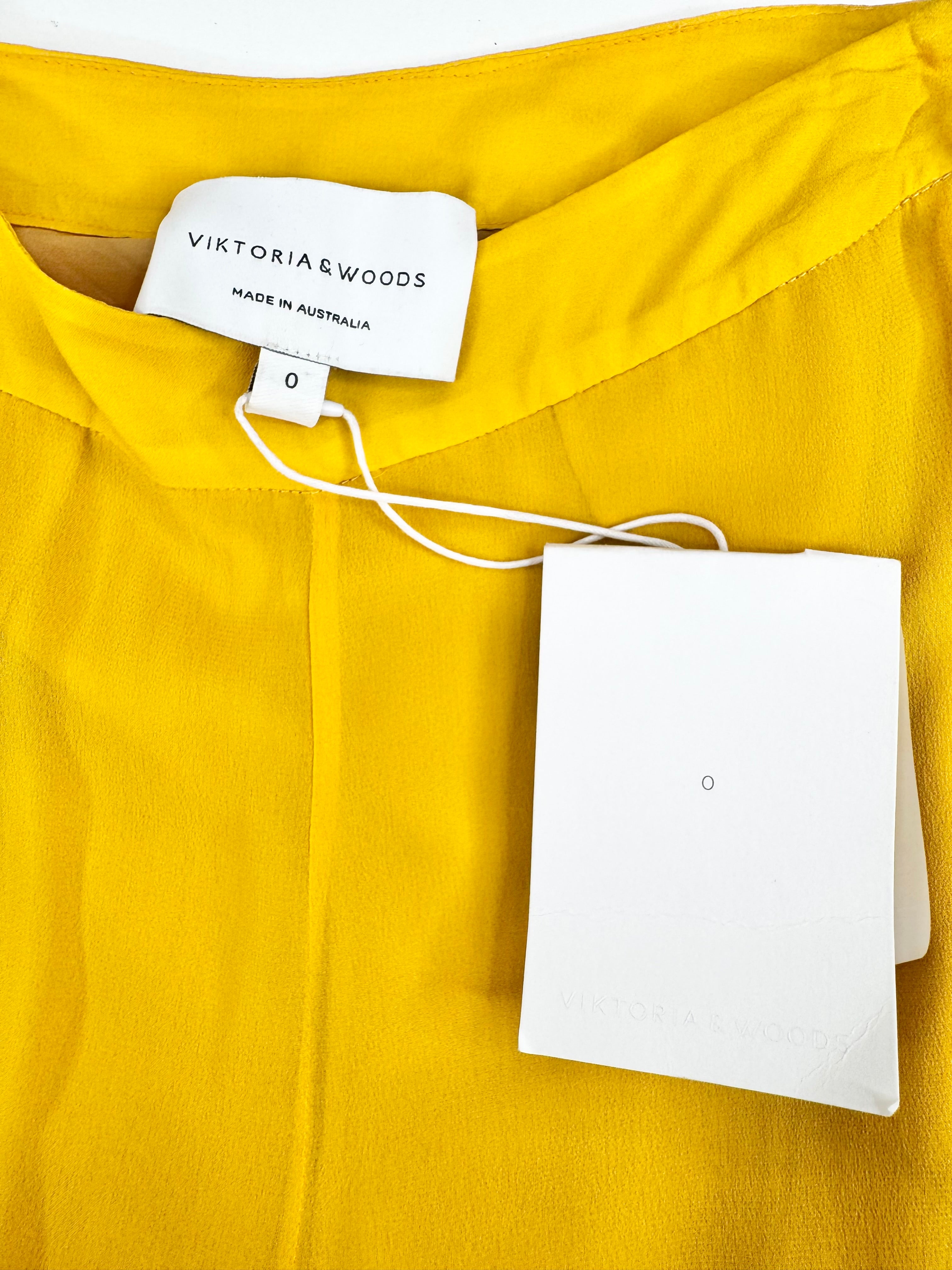 Viktoria & Woods Sheer Marigold 'Aspiration' Flares NWT - AU6