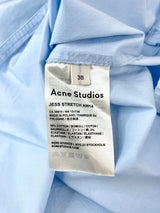 Acne Studios Sky Blue Jess Stretch Shirt - AU8