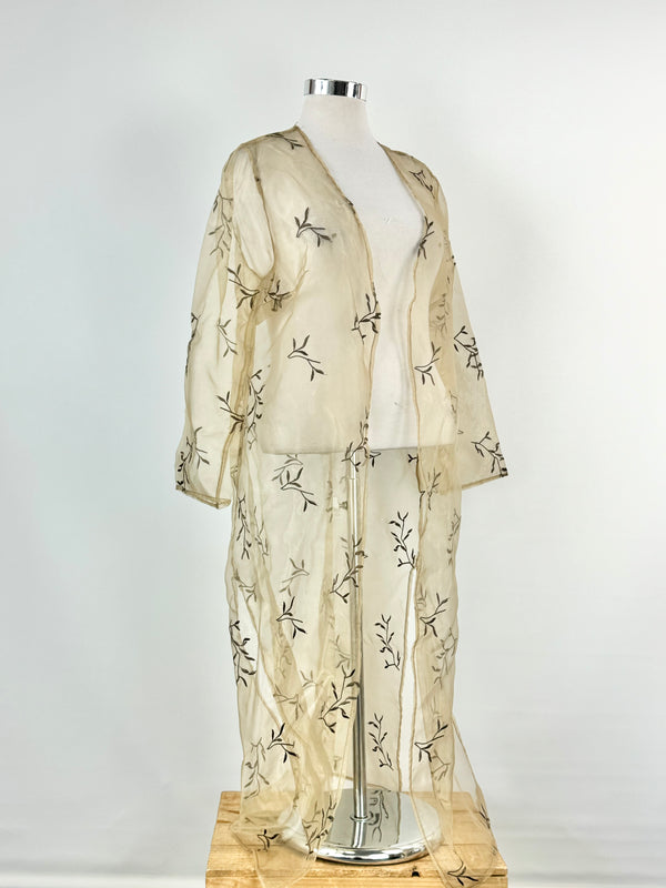 Carla Zampatti Gossamer Embroidered Robe - AU10