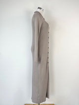 Elka Collective Stone Grey Rib Knit 'Lucerne' Maxi Dress NWT - AU10