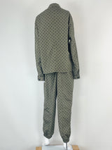 Emiliano Rinaldi Khaki Tech-Print Jacket & Pant Set - AU20