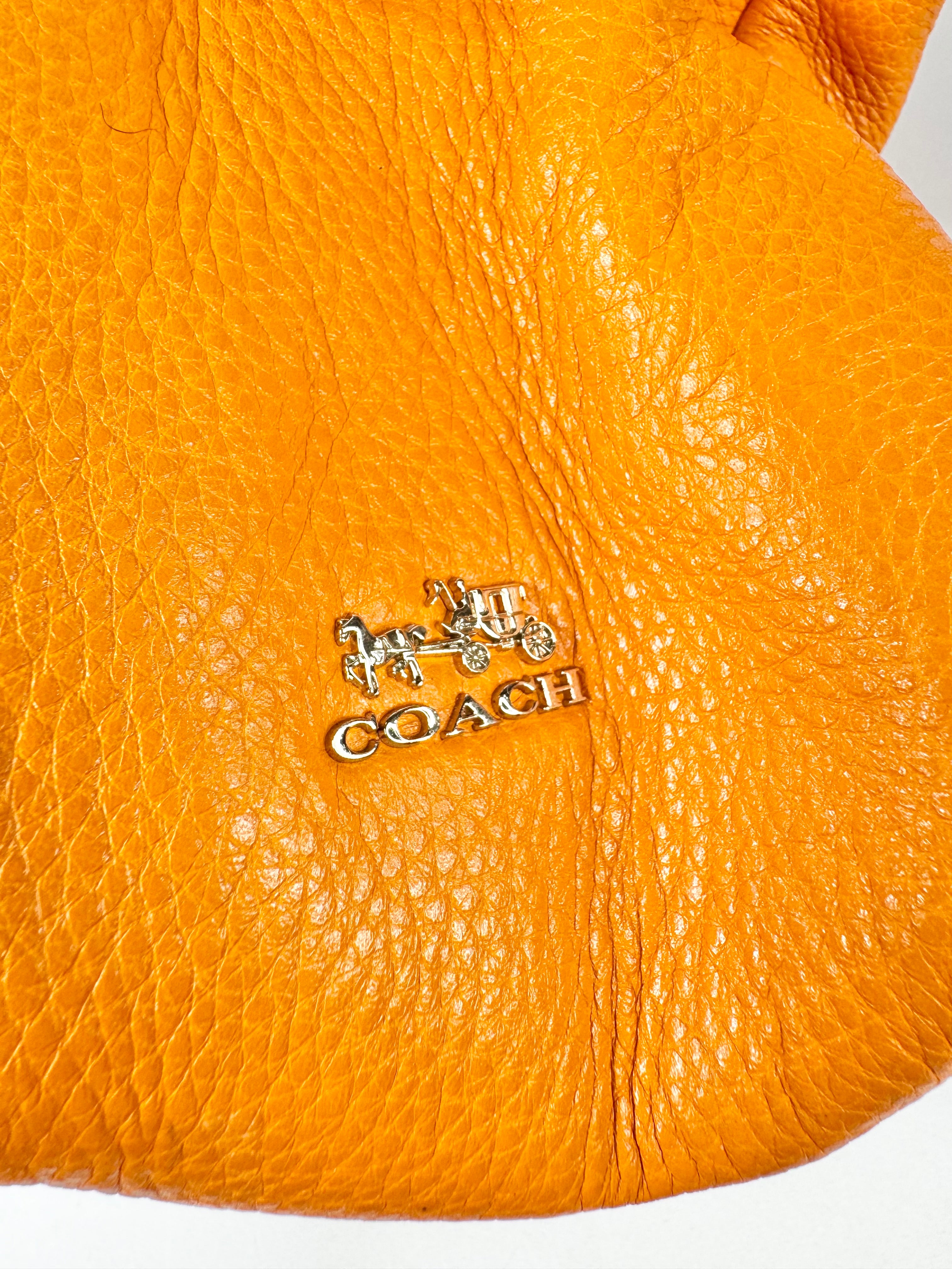 Coach Marigold 'Madison Phoebe' Grained Leather Tote Bag
