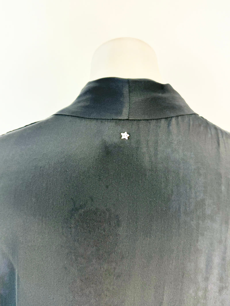 Lorena Antoniazzi Black Silky Midi Dress - AU10