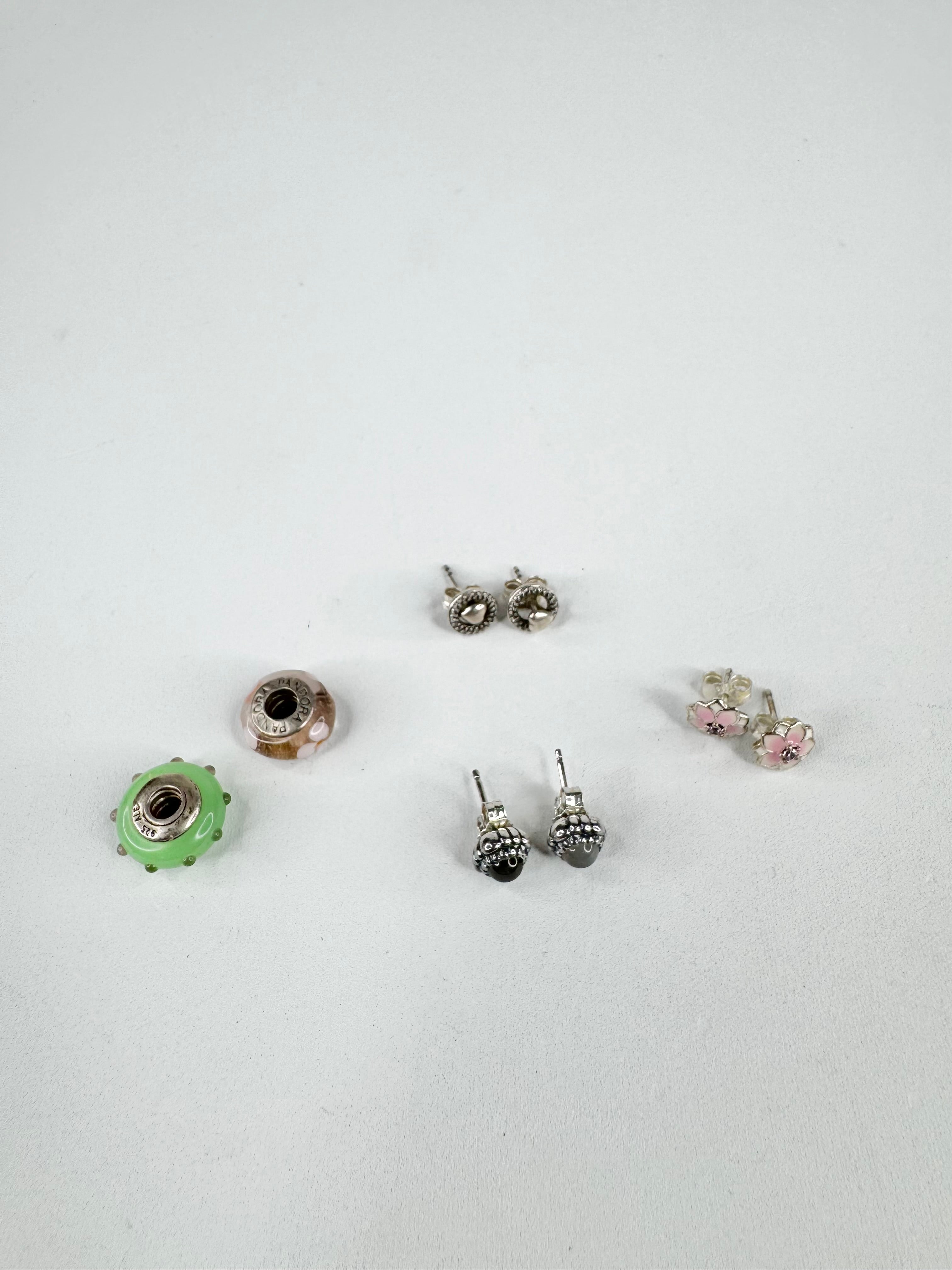 Pandora Earrings & Beads Set
