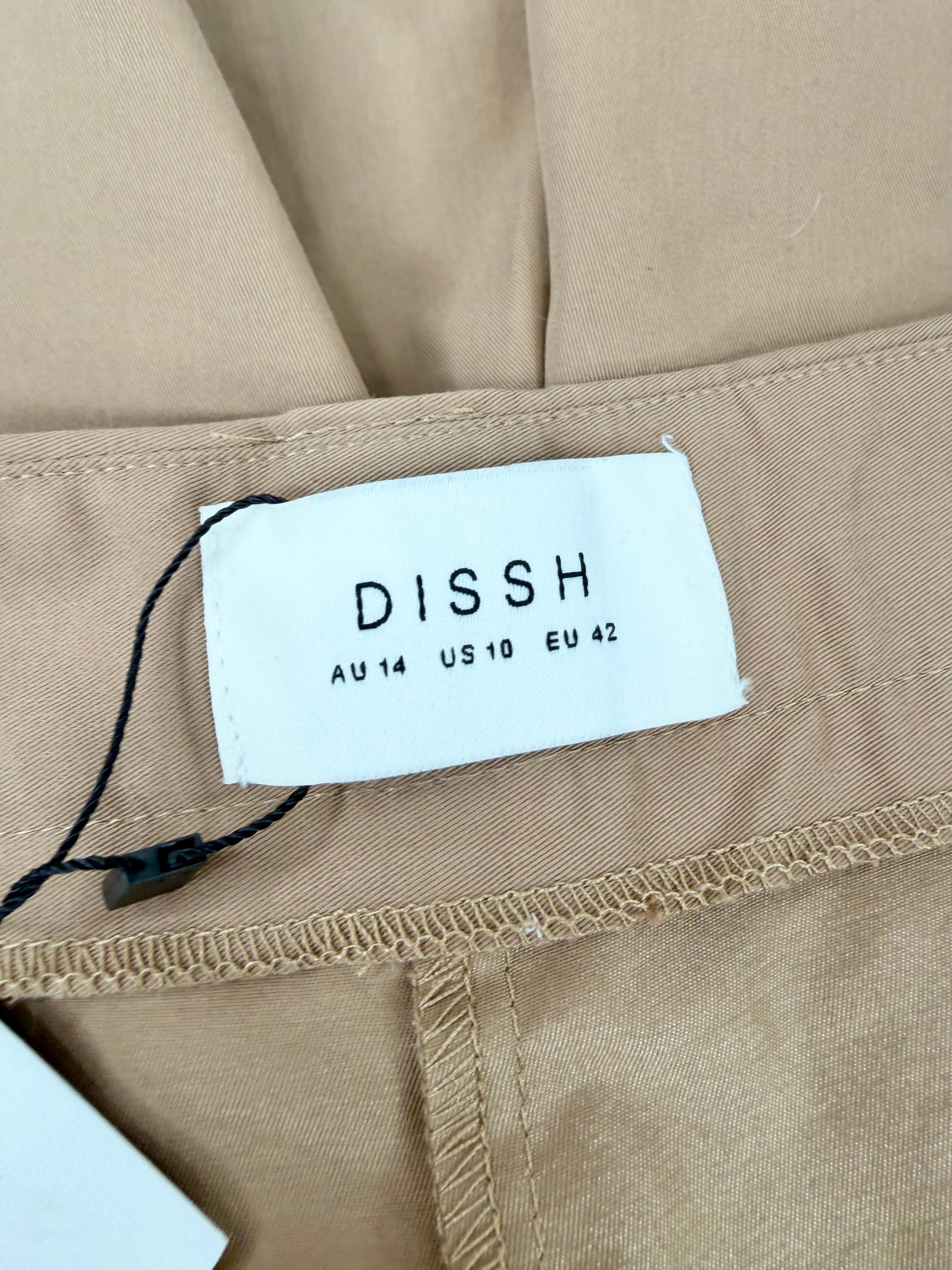 Dissh Caramel Cotton-Blend Mini Skort - AU14