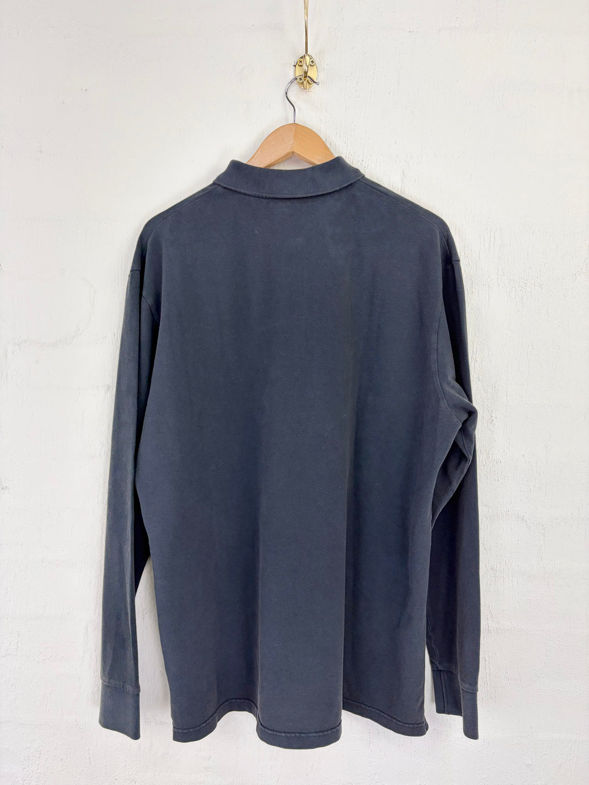 Isabel Marant Dark Blue Long Sleeve Polo - L