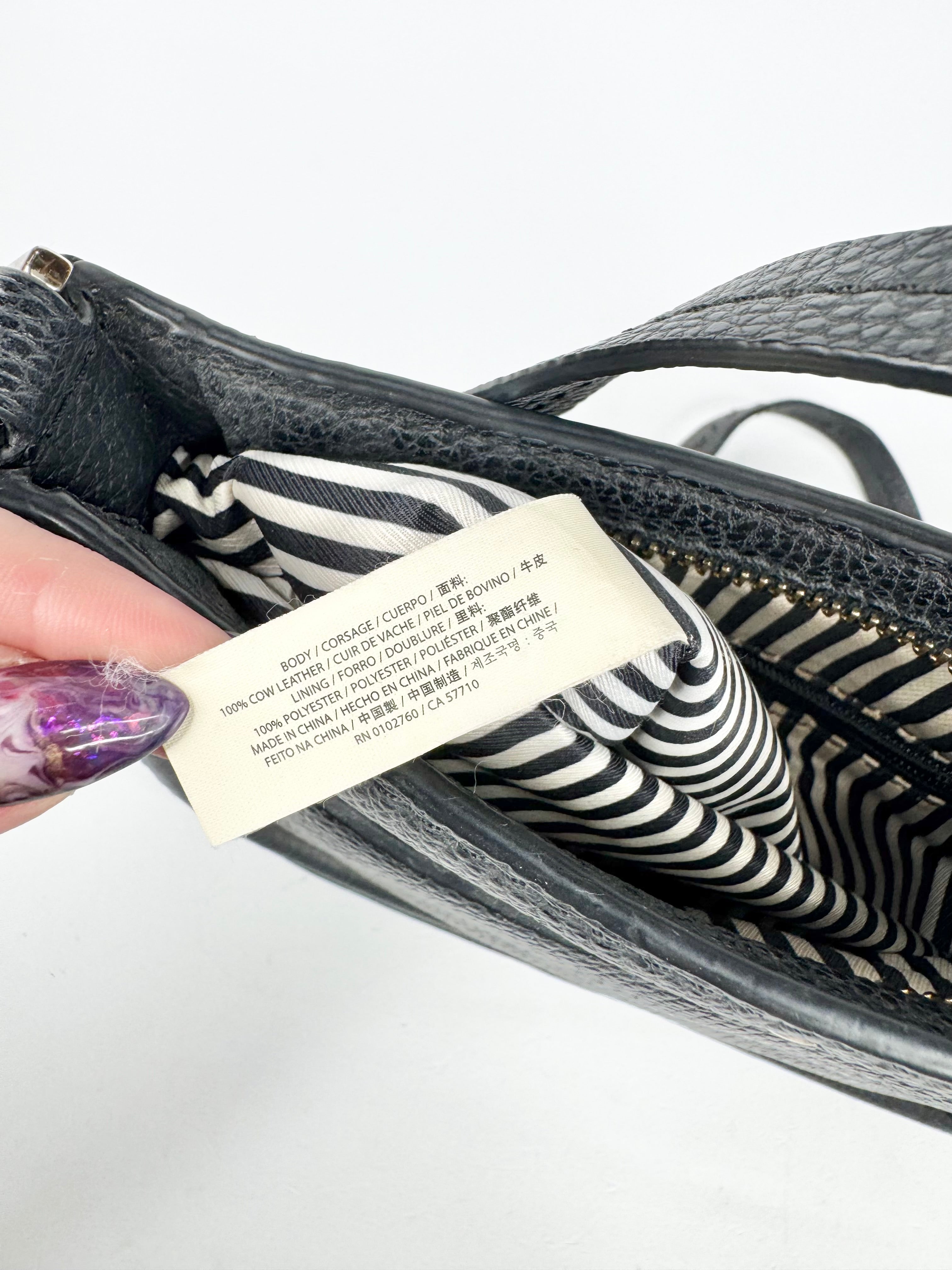 Kate Spade Black Leather Cross Body Bag