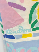 Vintage Ken Done Blue Birds Pattern Queen Doona Cover