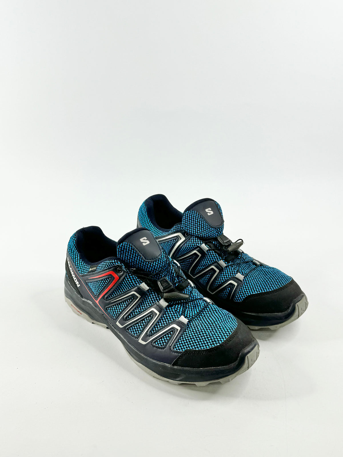 Salomon Blue Custer Elastic Lace Sneakers - EU46