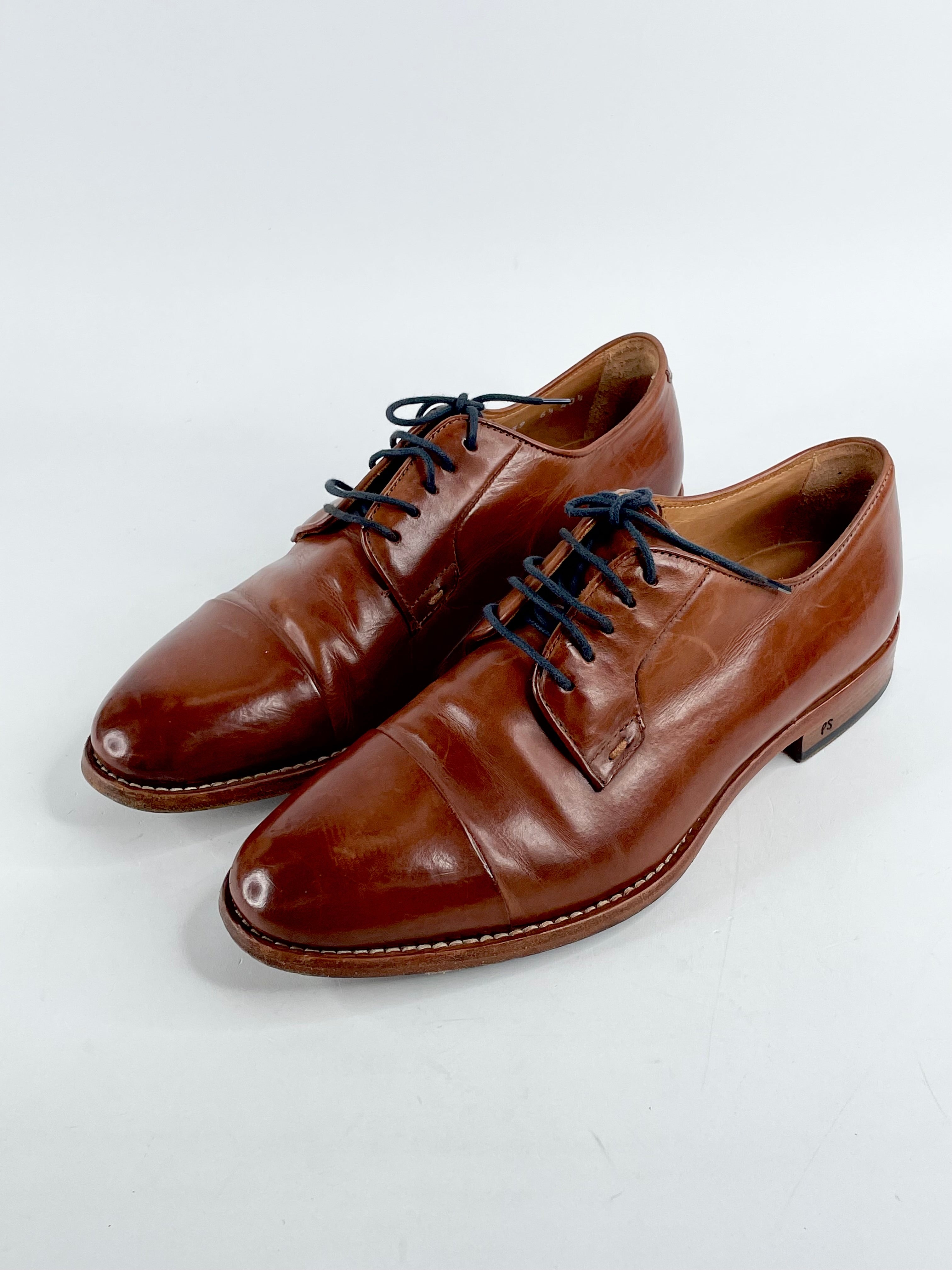 Paul Smith Tan Leather Lace Ups - EU40.5