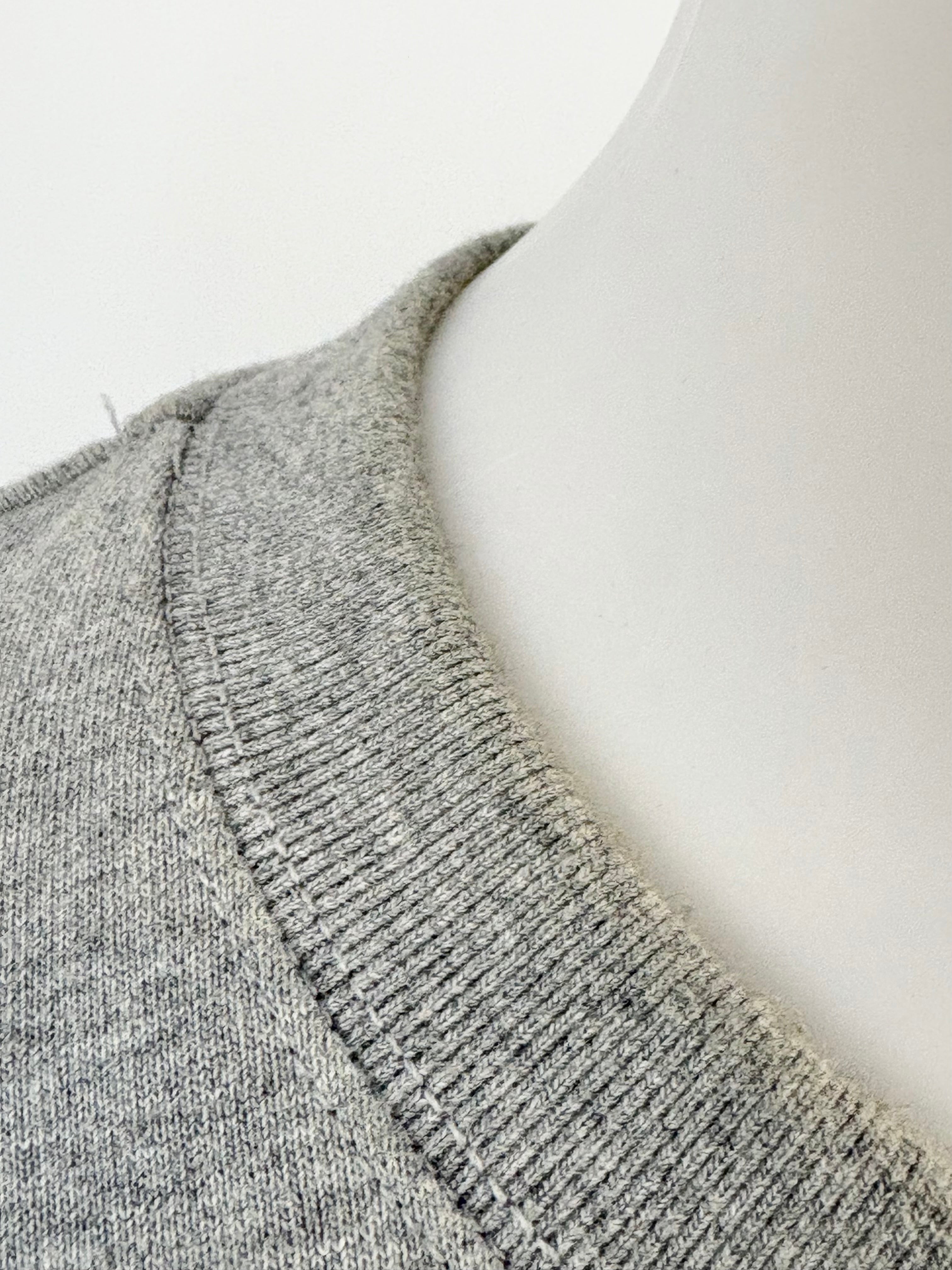 Coach Heather-Grey Retro Logo Crewneck Sweater - AU8/10
