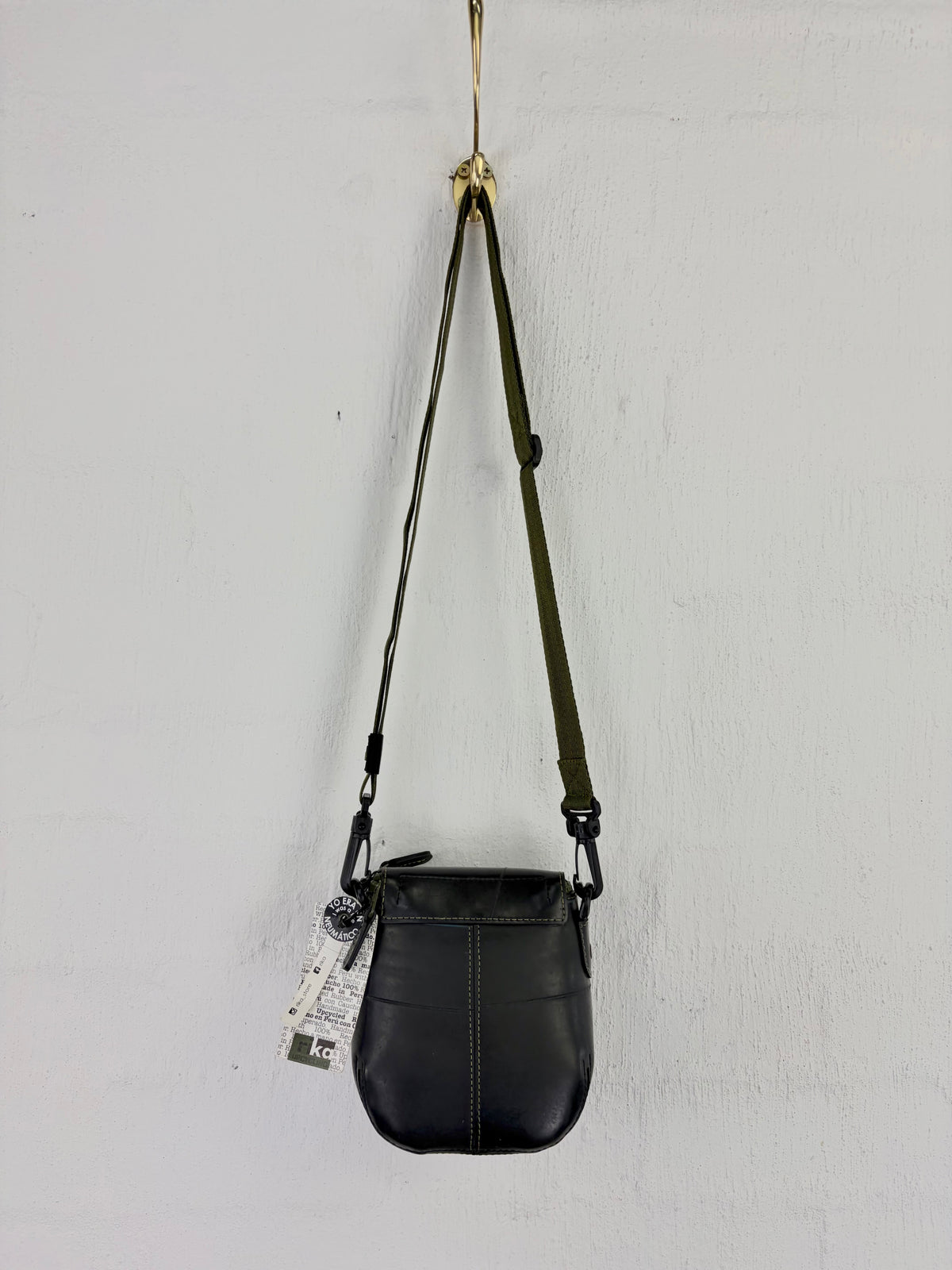 Rika Upcycled Rubber Crossbody Pouch