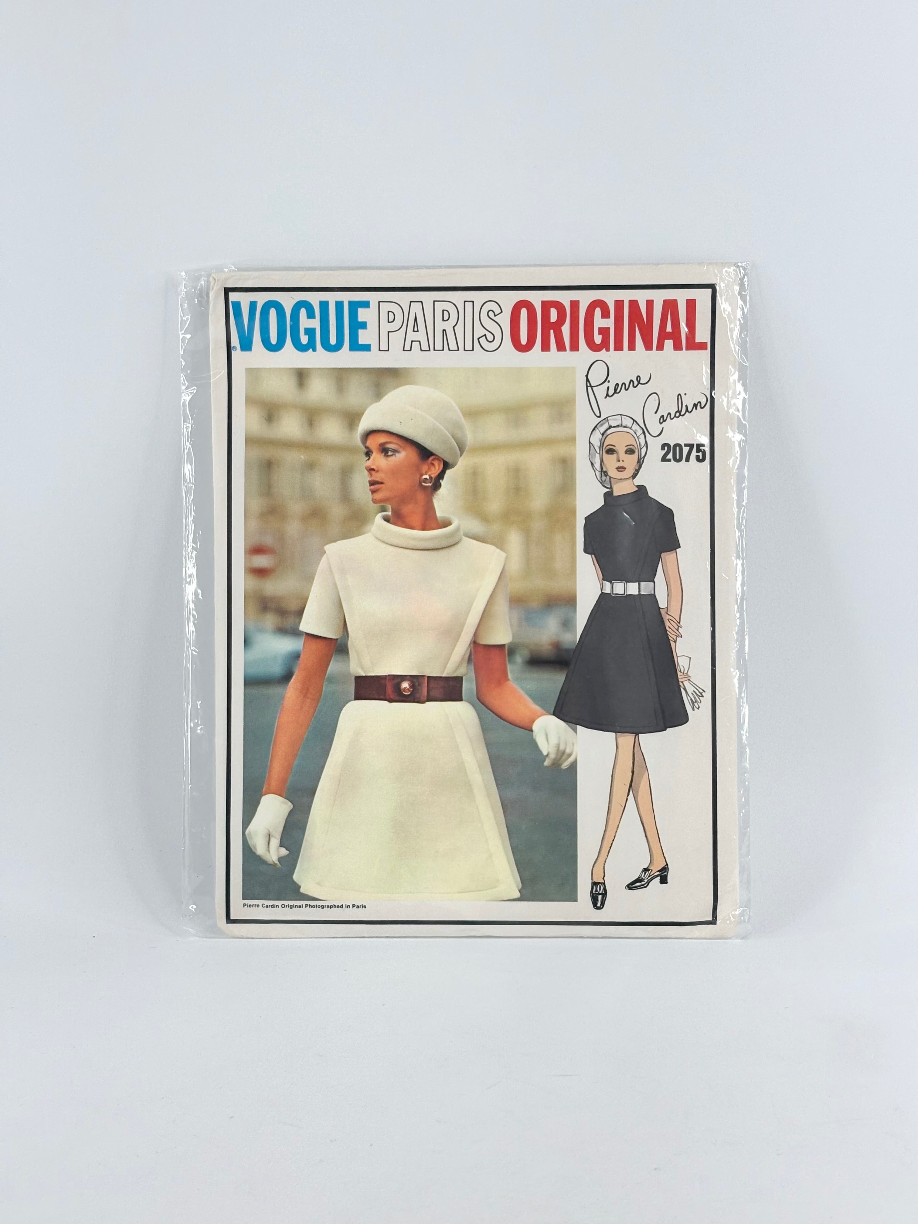 Vogue Paris Original Pierre Cardin Dress: No. 2075 - Size 10