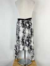 Willow Etch Print Angled Skirt - AU14