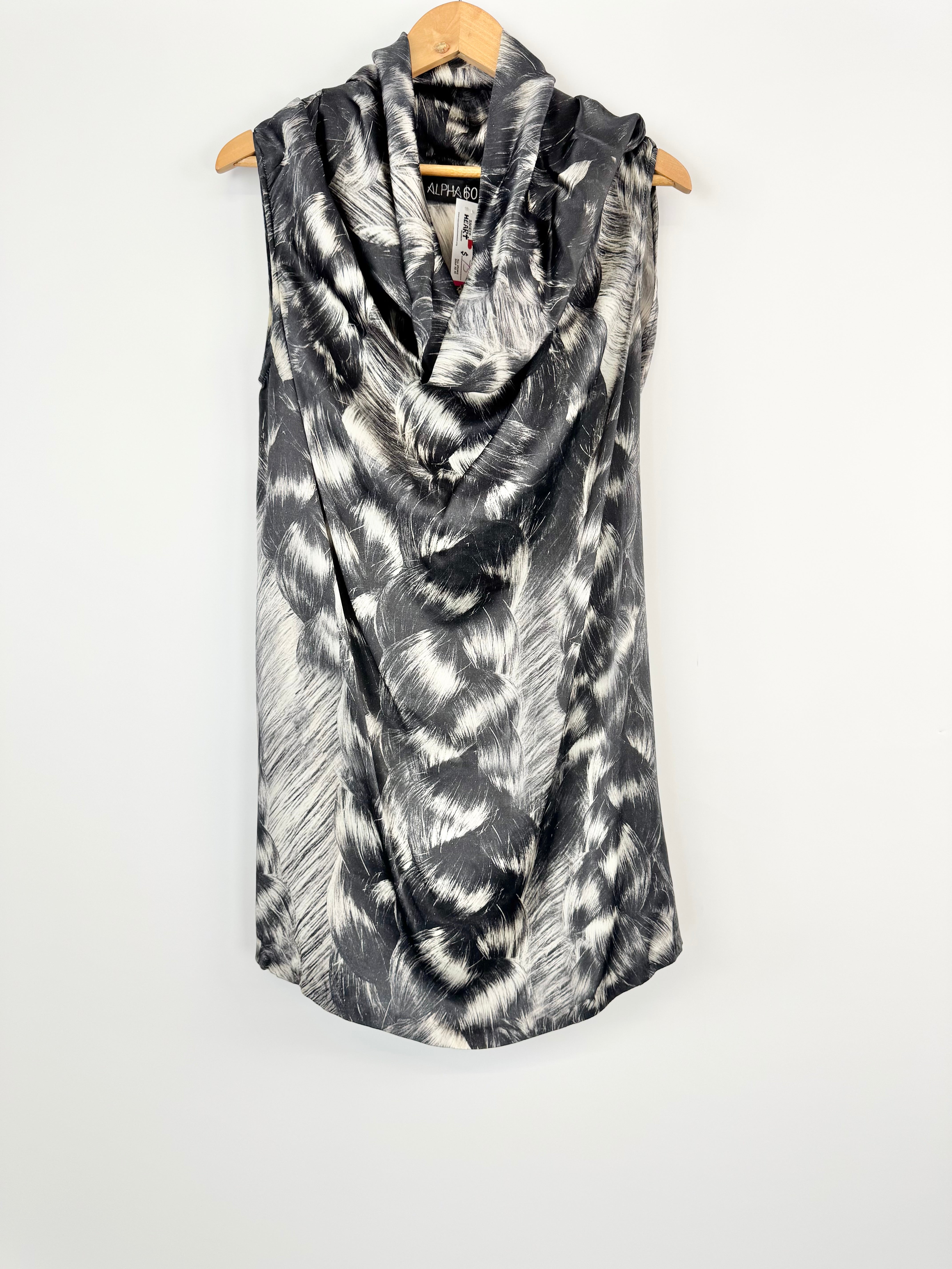 Alpha60 Braids Pattern Silk Dress - AU8/10