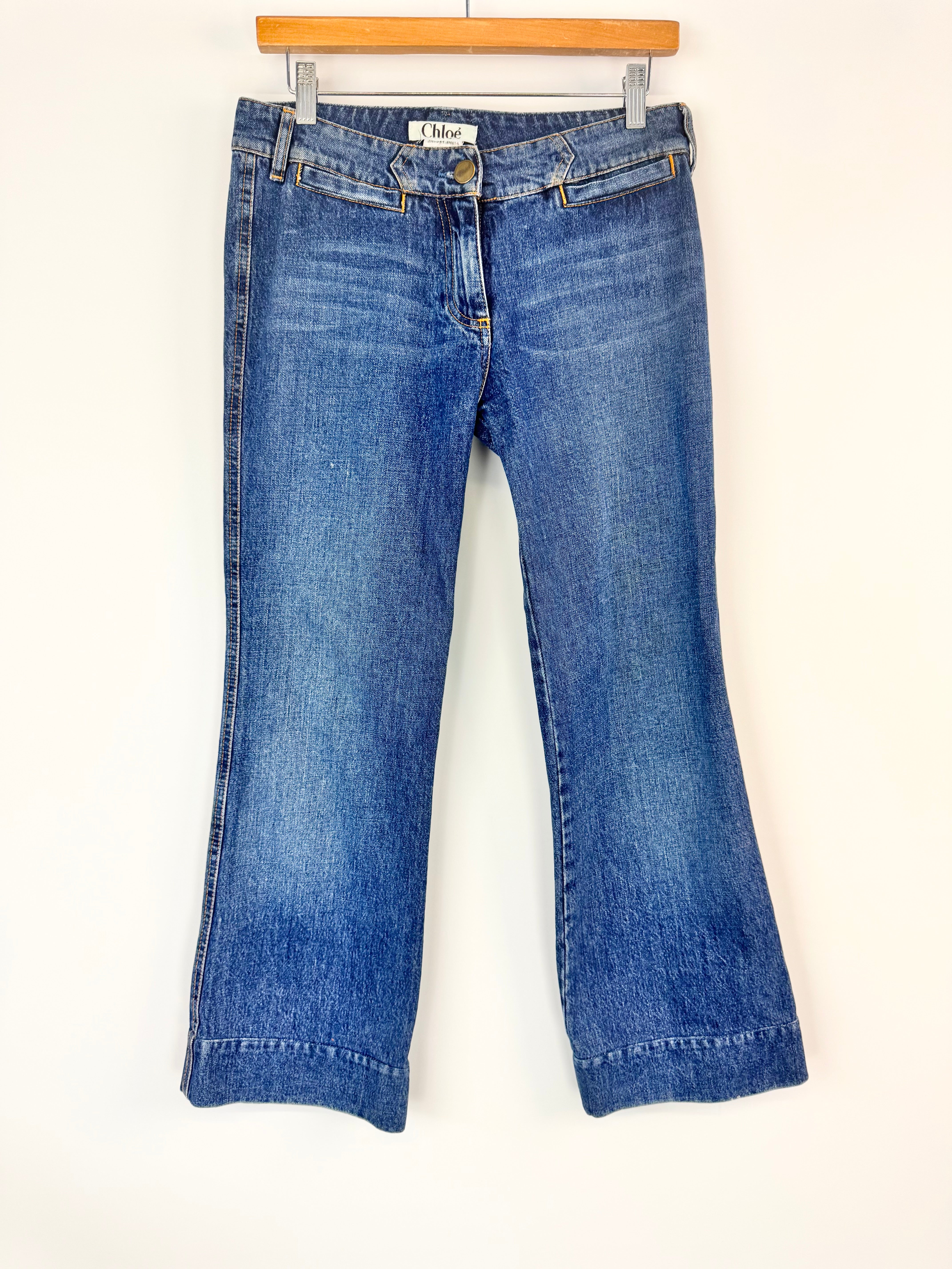 Chloe 'Carbone' Low Rise Jeans - AU10