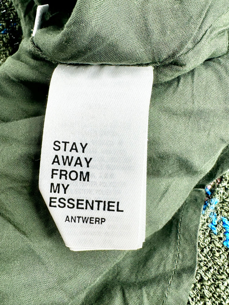 Essential Antwerp Green, Pink & Blue Plaid Coat - AU12