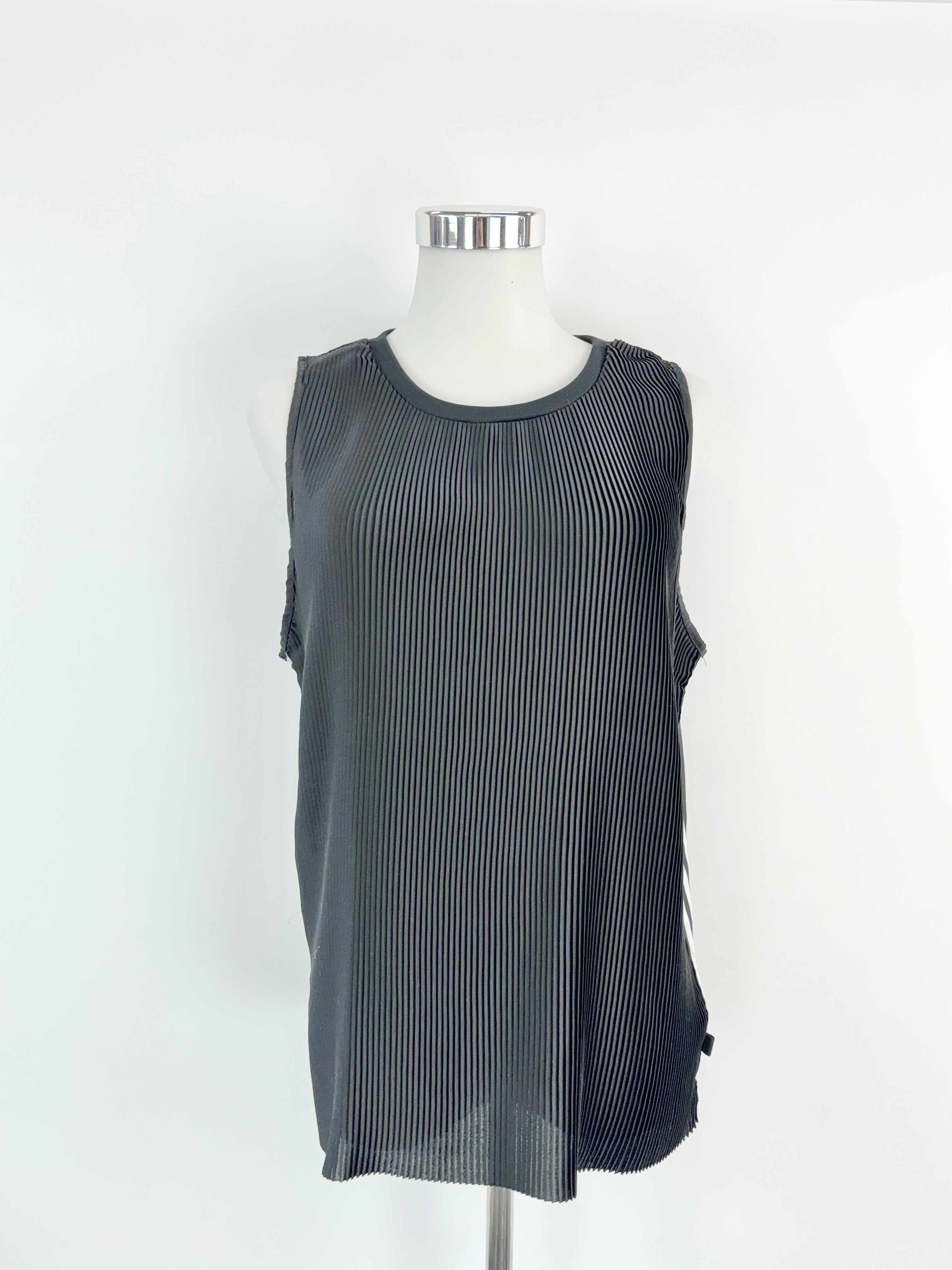 Adidas Black Pleated Top - AU6