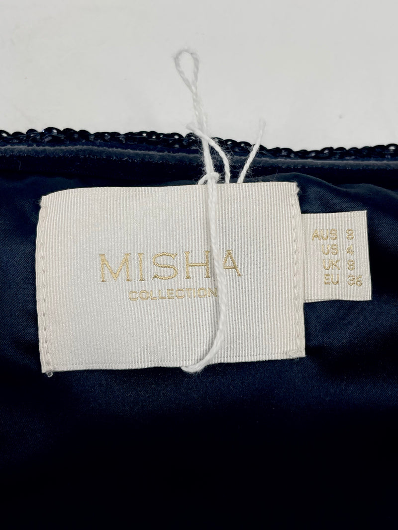 Misha Collection Violet Sequined Coat - AU8