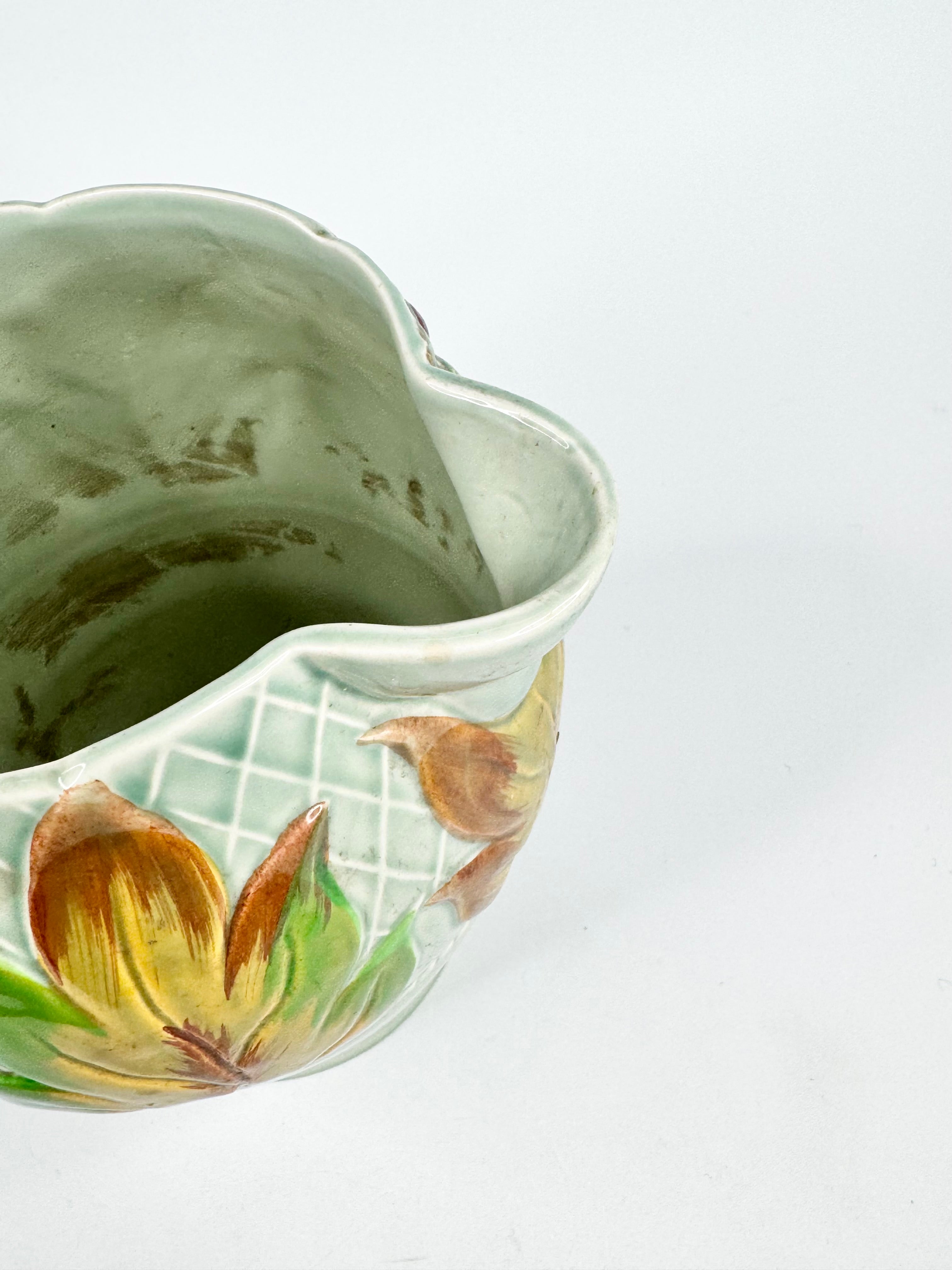 Vintage 1935 Clarice Cliff Celadon Glazed Ceramic Jug