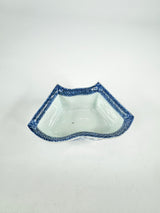 Antique Rectangular Shaped Cobalt Blue Dish