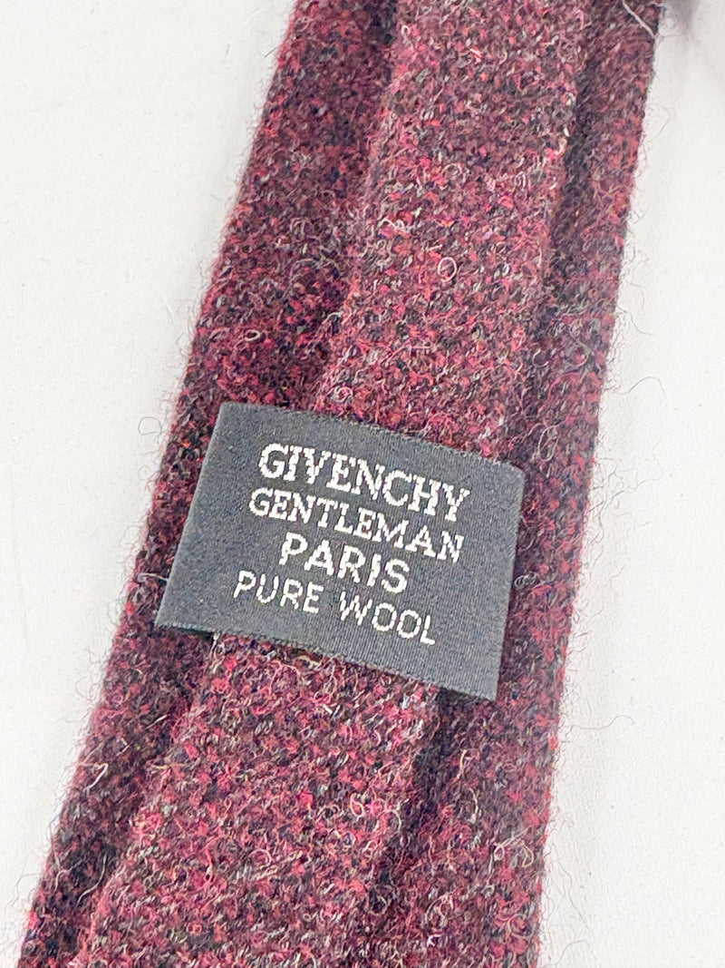 Vintage Givenchy Gentleman Paris Pure Wool Tie
