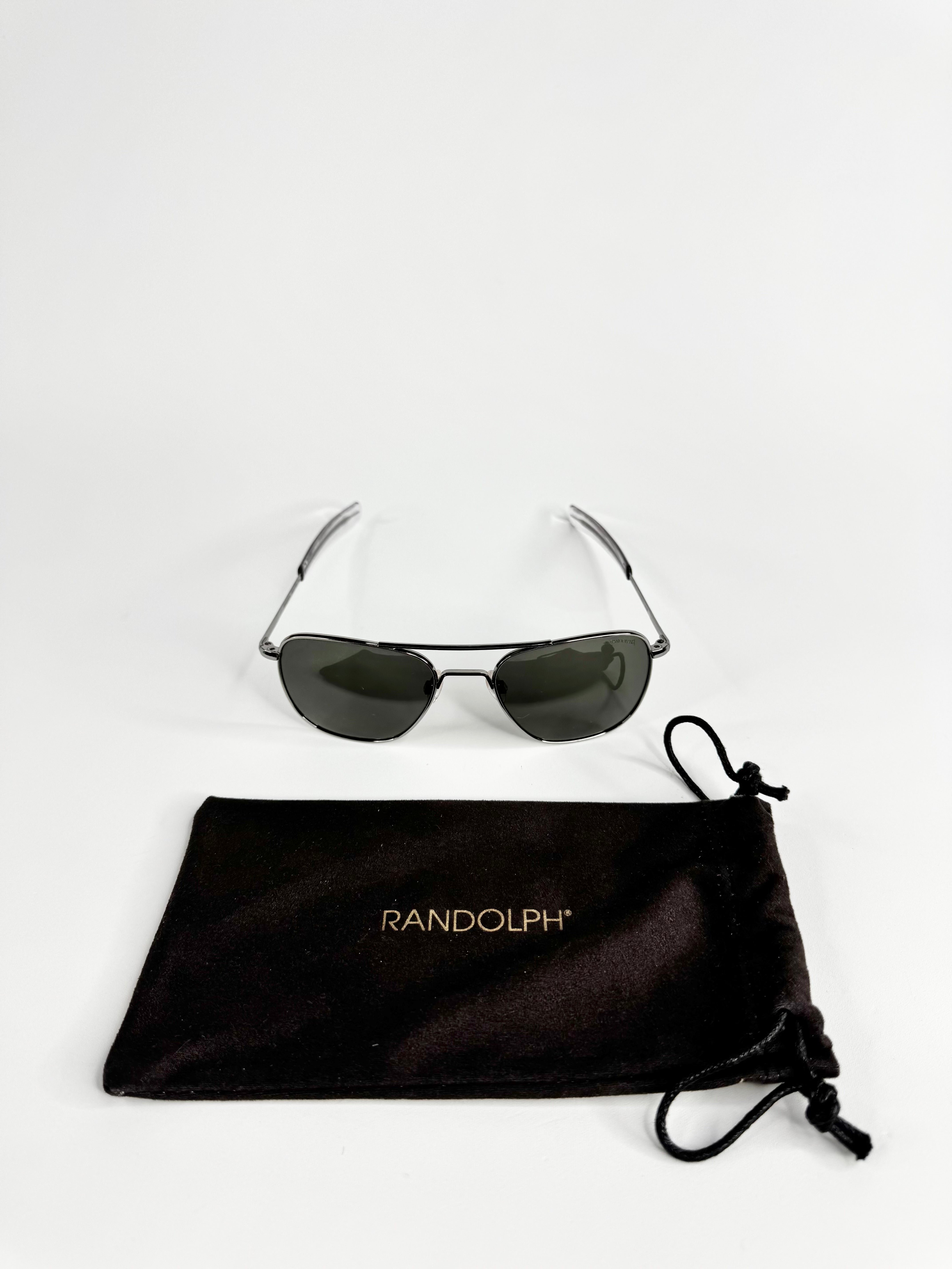 Randolph Engineering Gun Metal Aviators