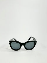 Celine Black Ovular Cat Eye Sunglasses