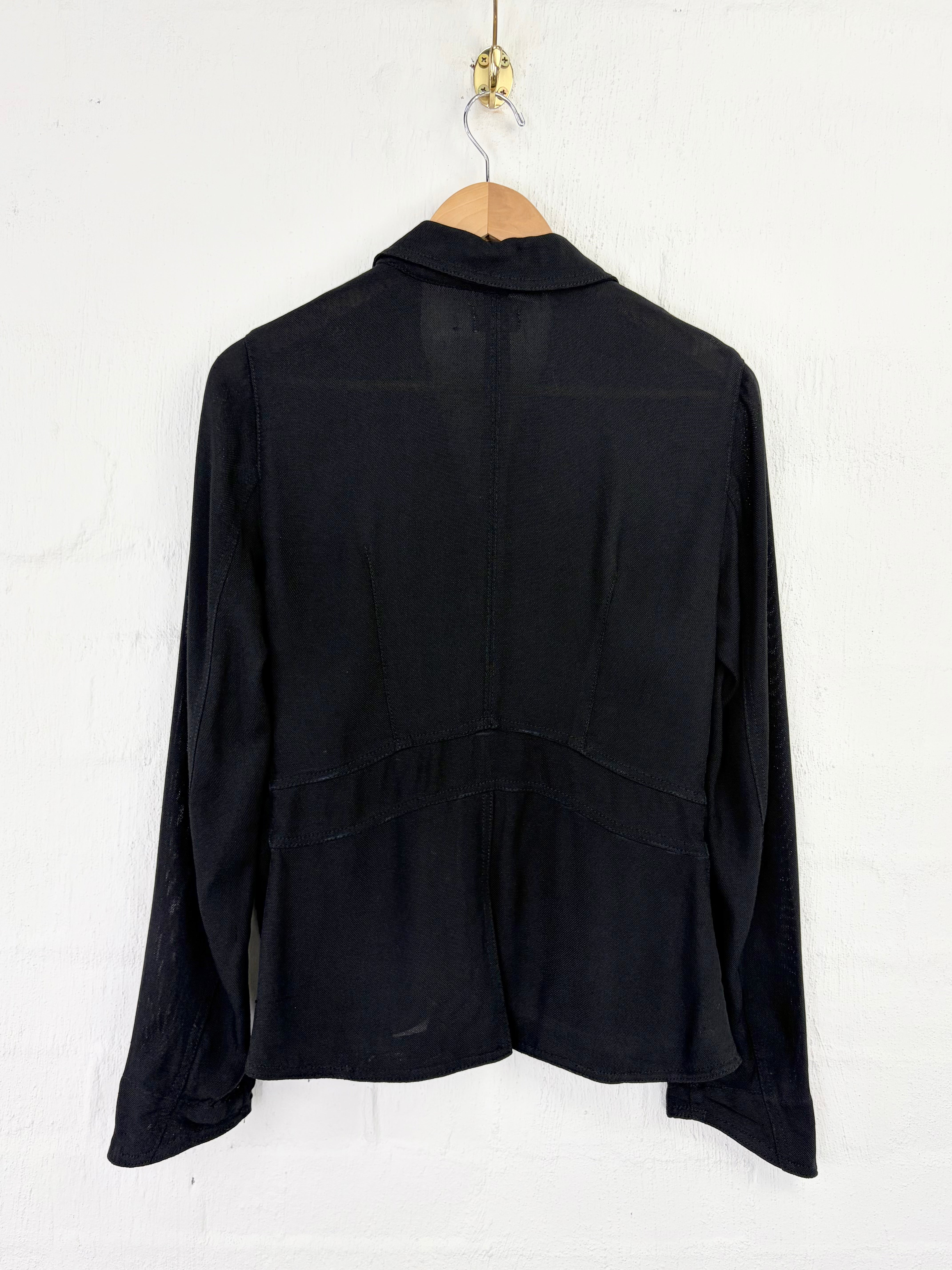 Transit Par Such Black Slouched Blazer - AU8