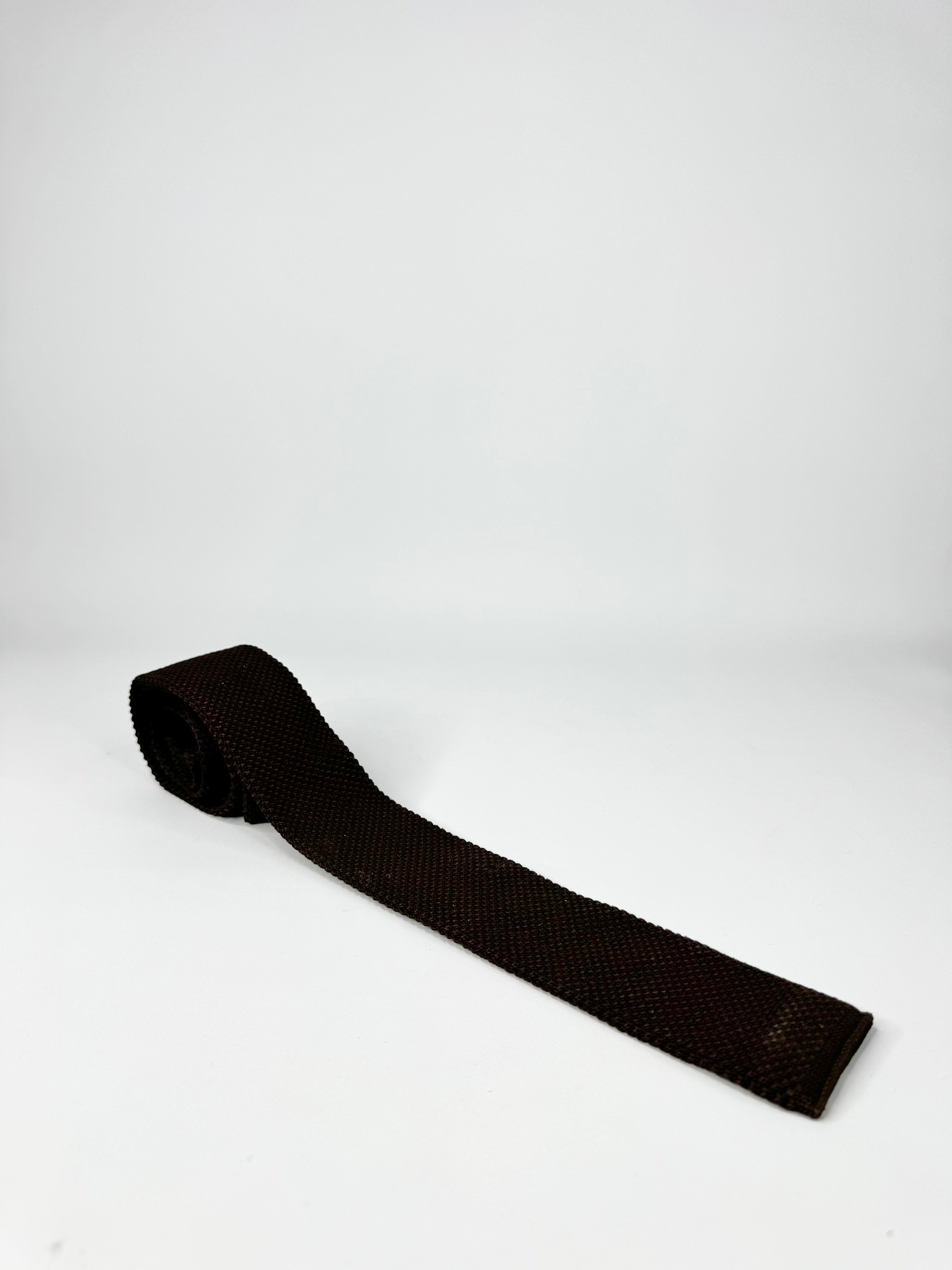Givenchy Brown Woven Tie