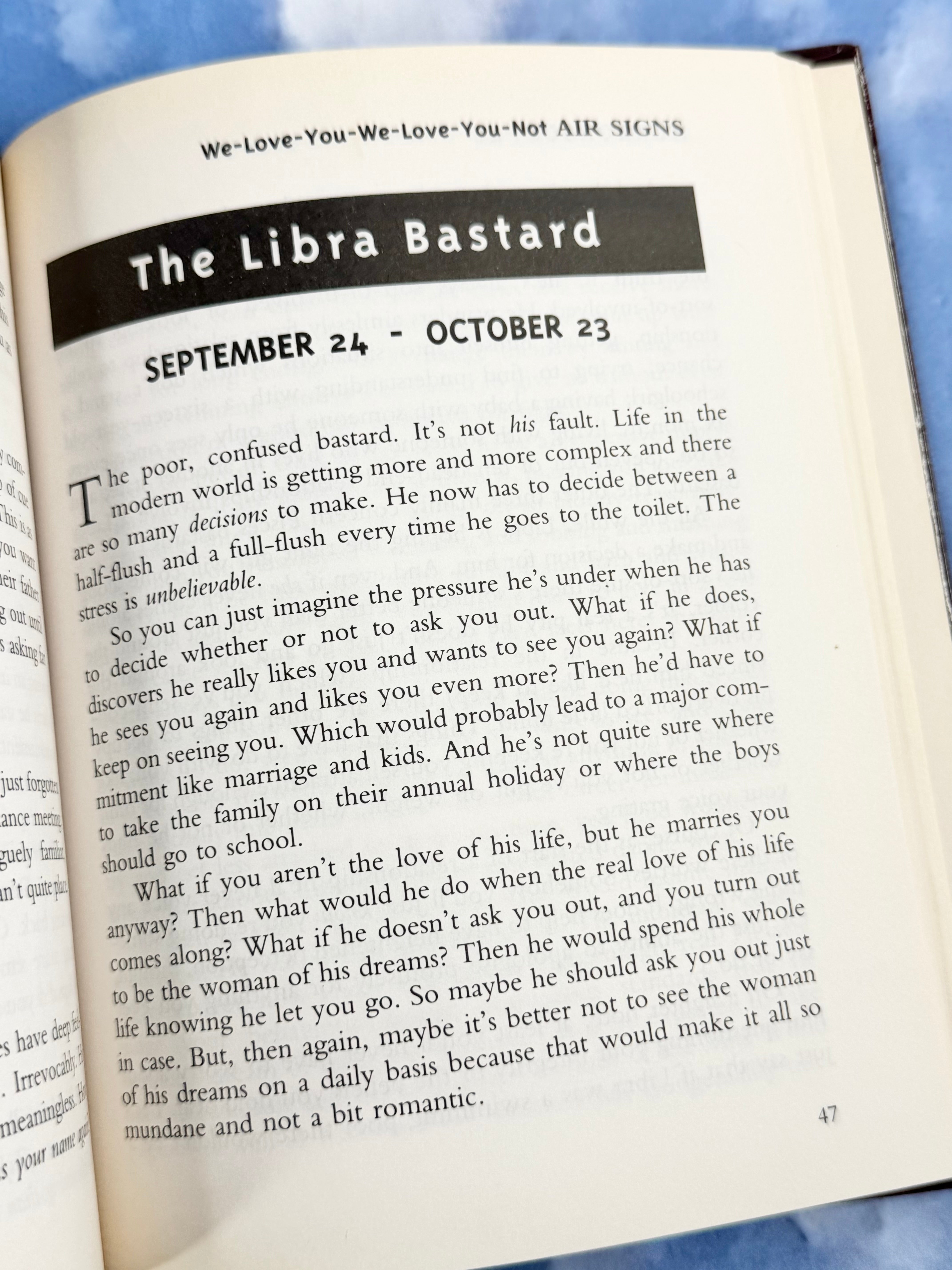Horror Scopes, How to Spot a Bastard by his Star Sign - Adele Lang & Susi Rajah