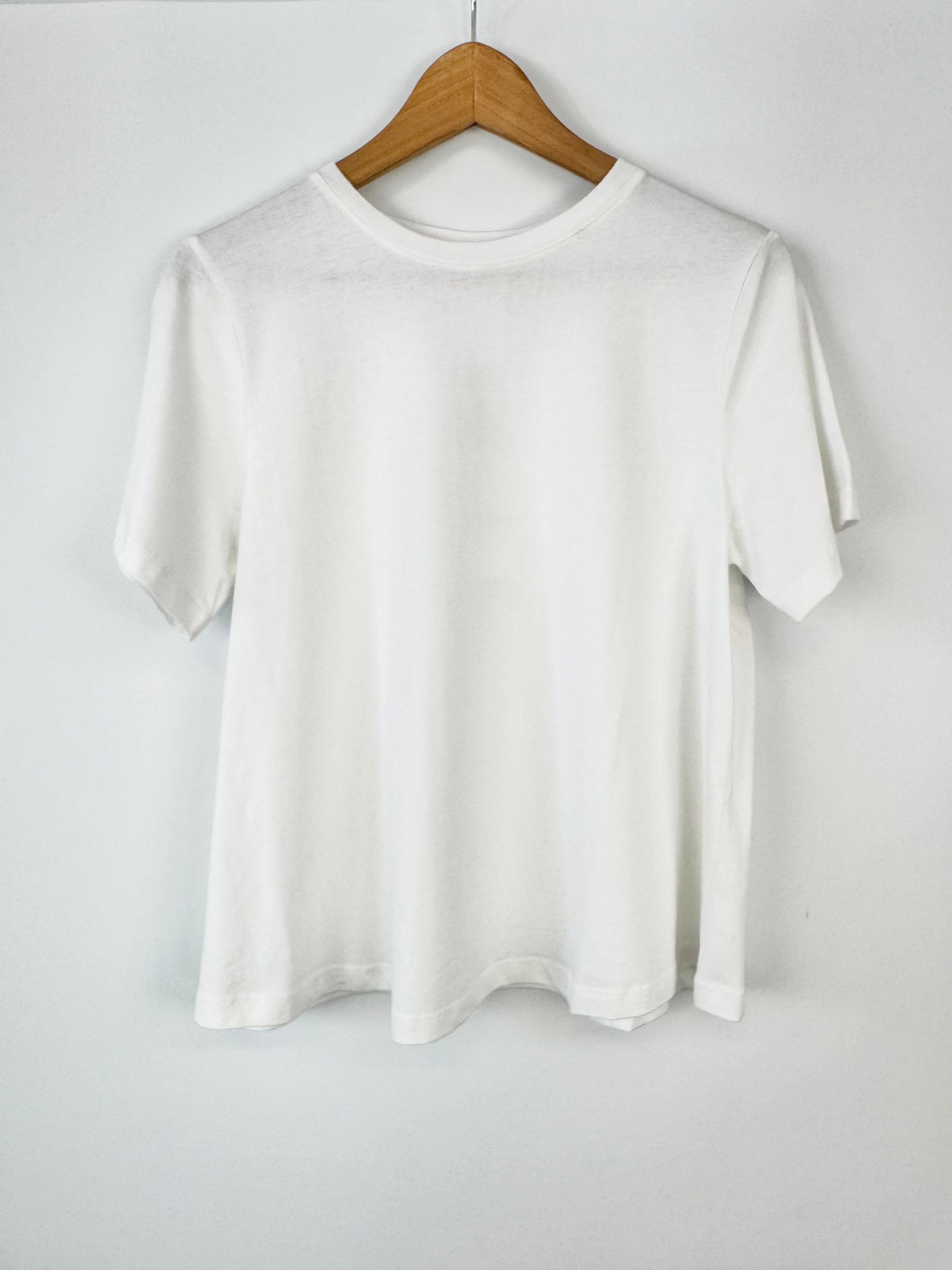 Kowtow White Fairtrade Cotton T-Shirt NWT - AU4/6
