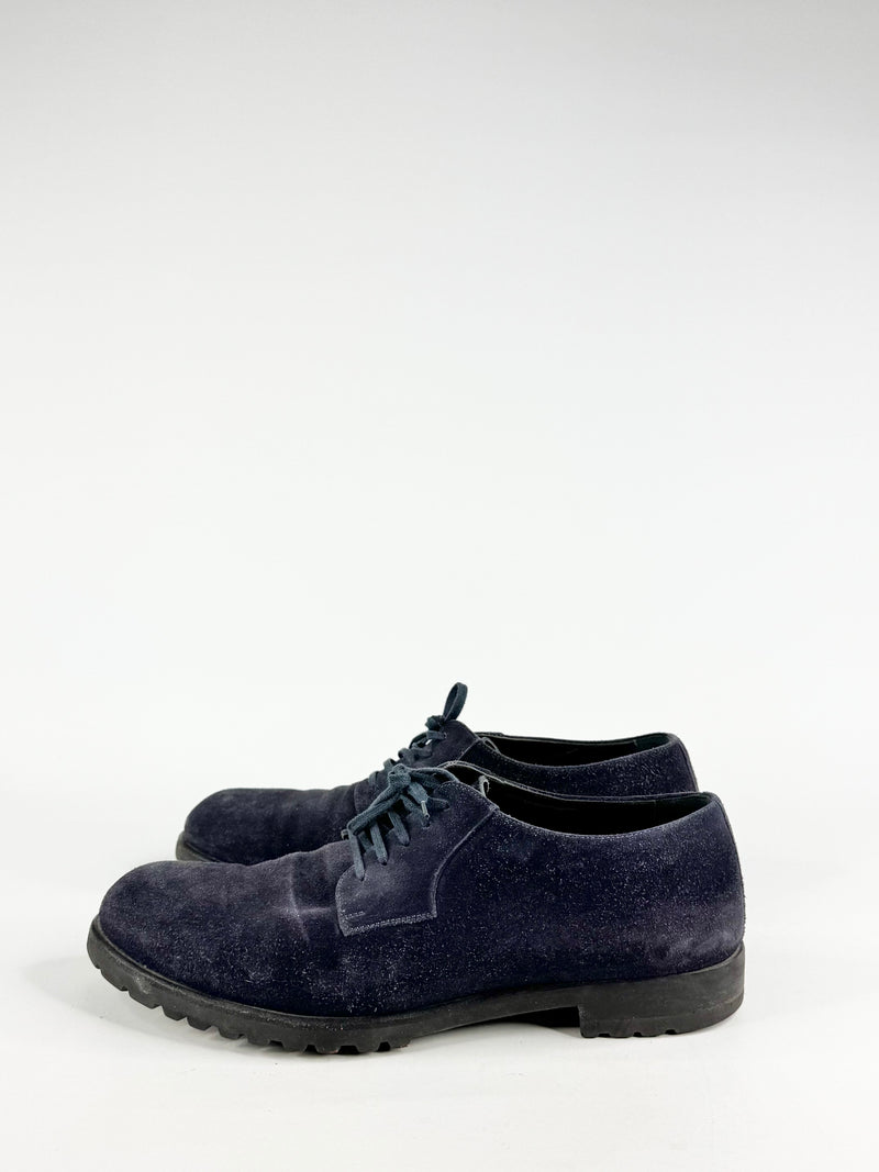 Harry's of London Midnight Blue Suede Lace Ups - EU43
