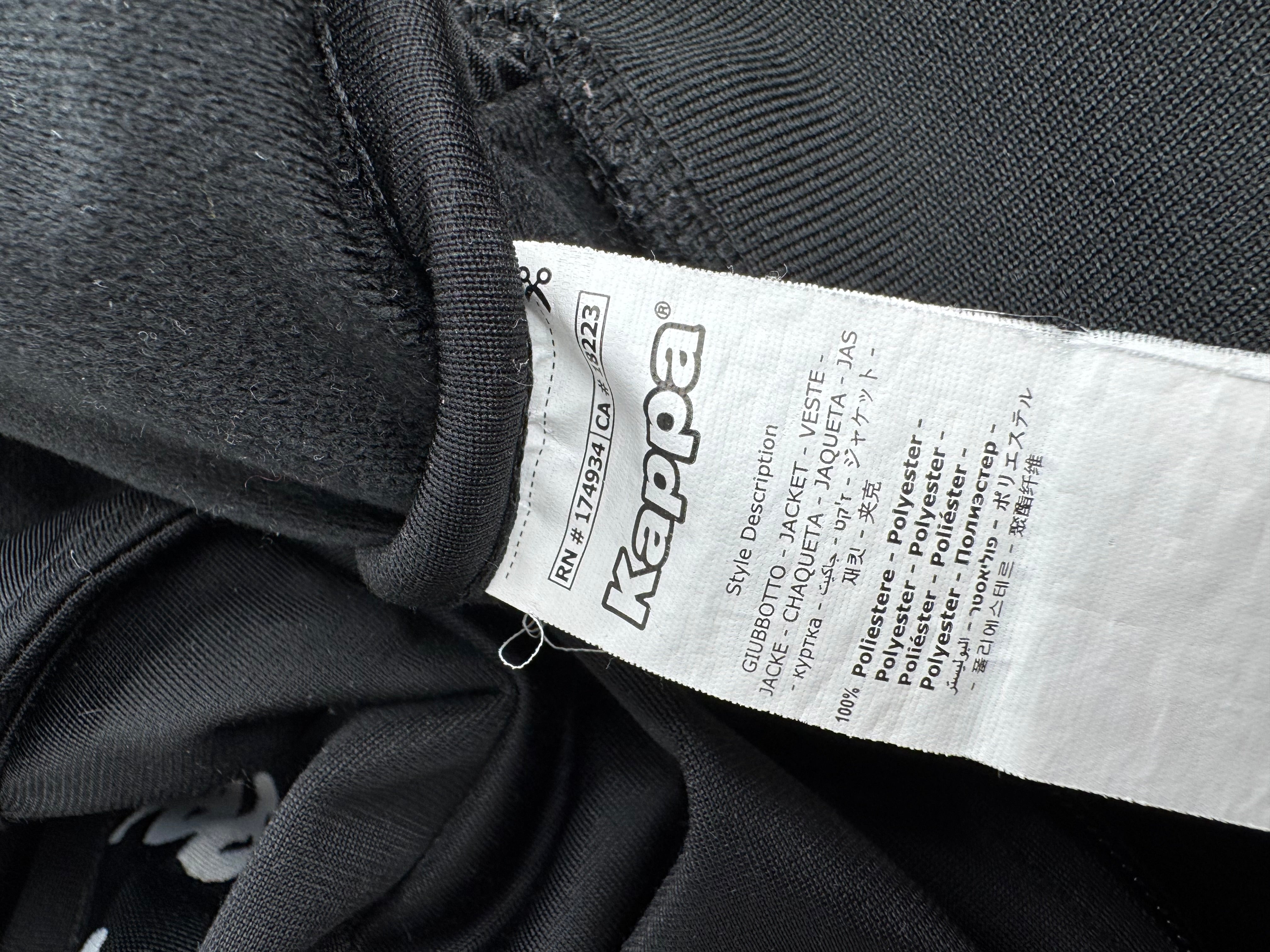 Kappa Black Sports Zip Up - L