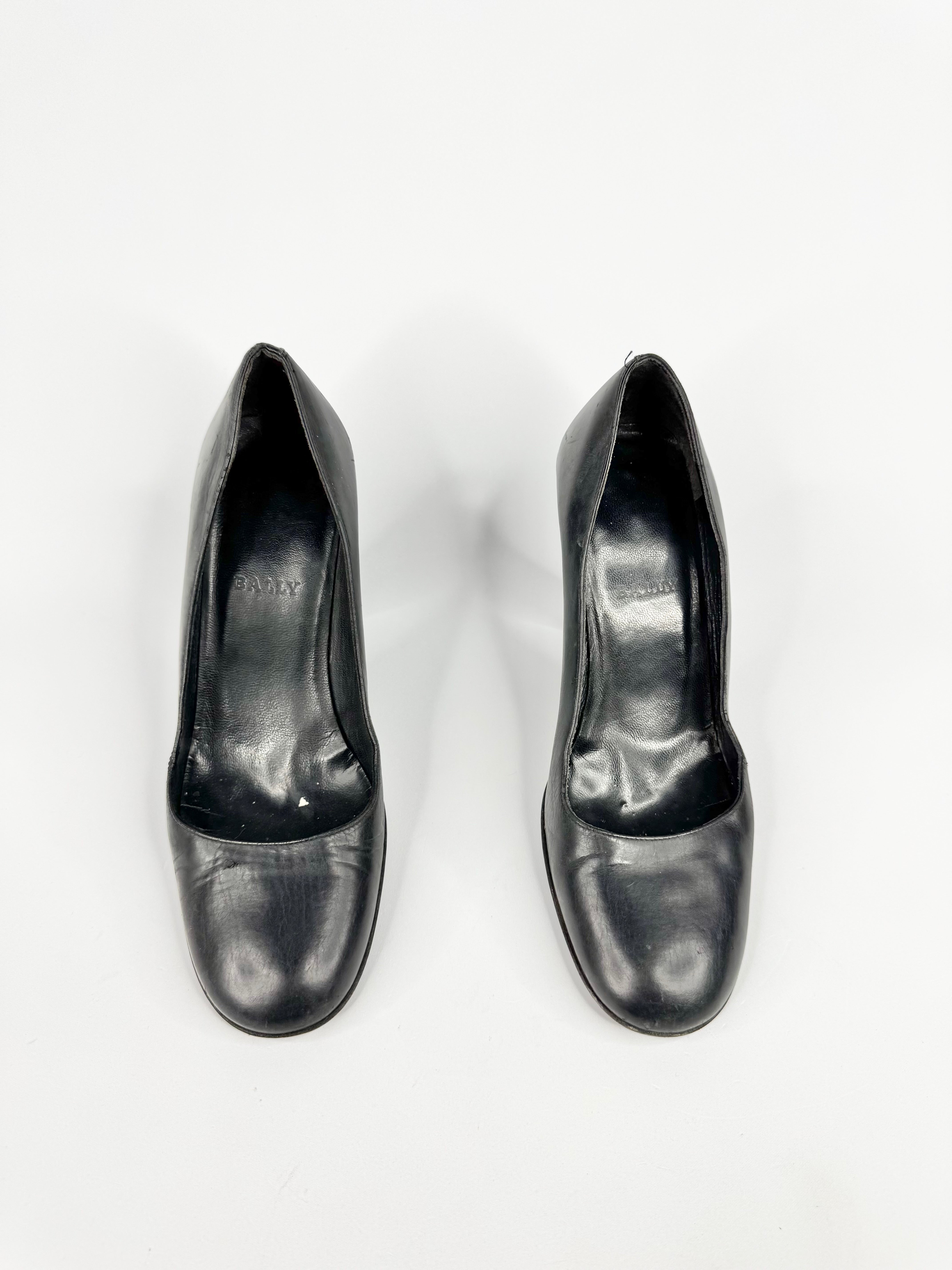 Vintage Bally Black High Heels - EU37