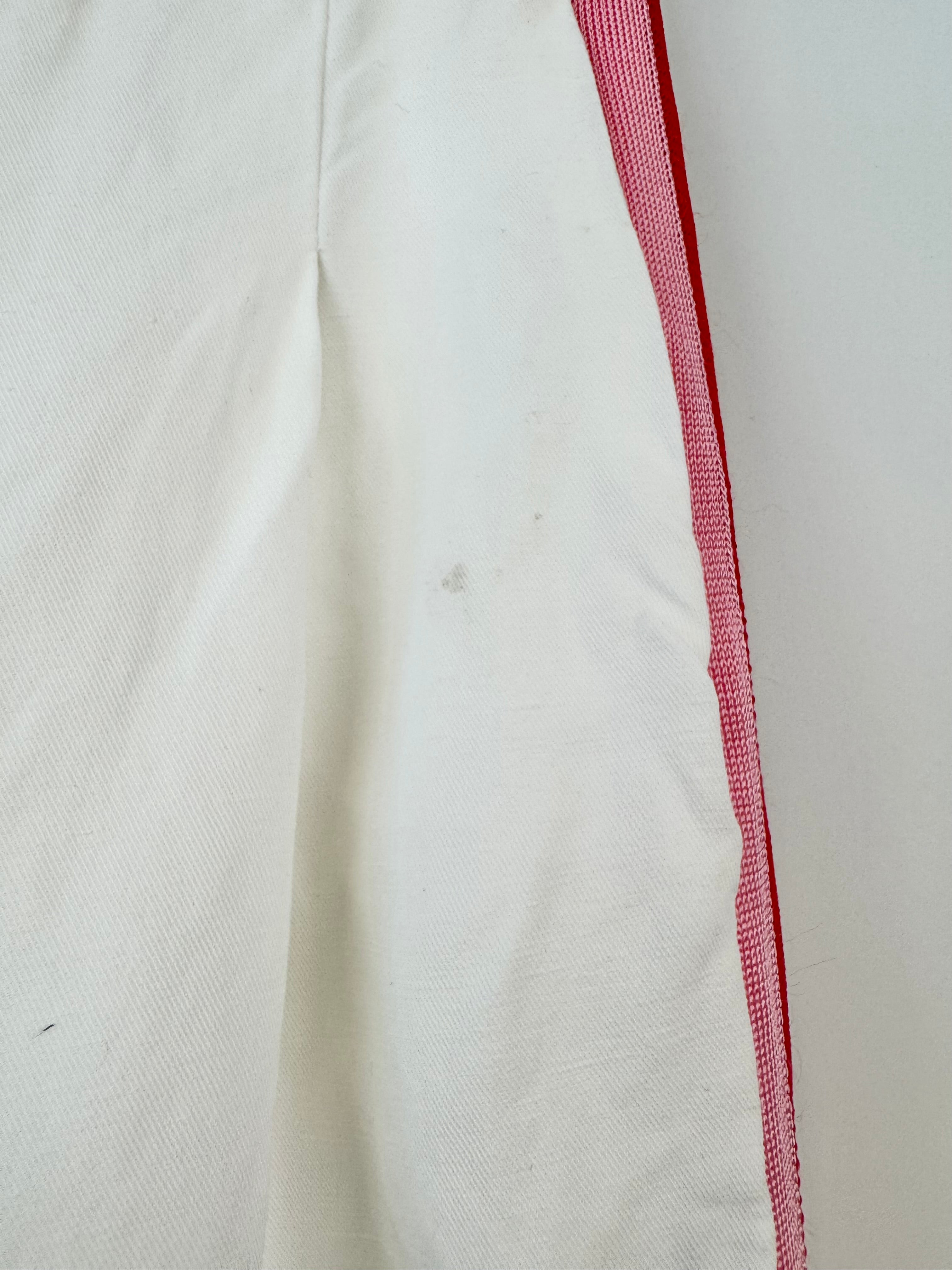 Sandro White Multicolour Stripe Tracksuit Pants - AU10