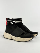 DKNY Black 'Marini' Knit Sneakers - EU40