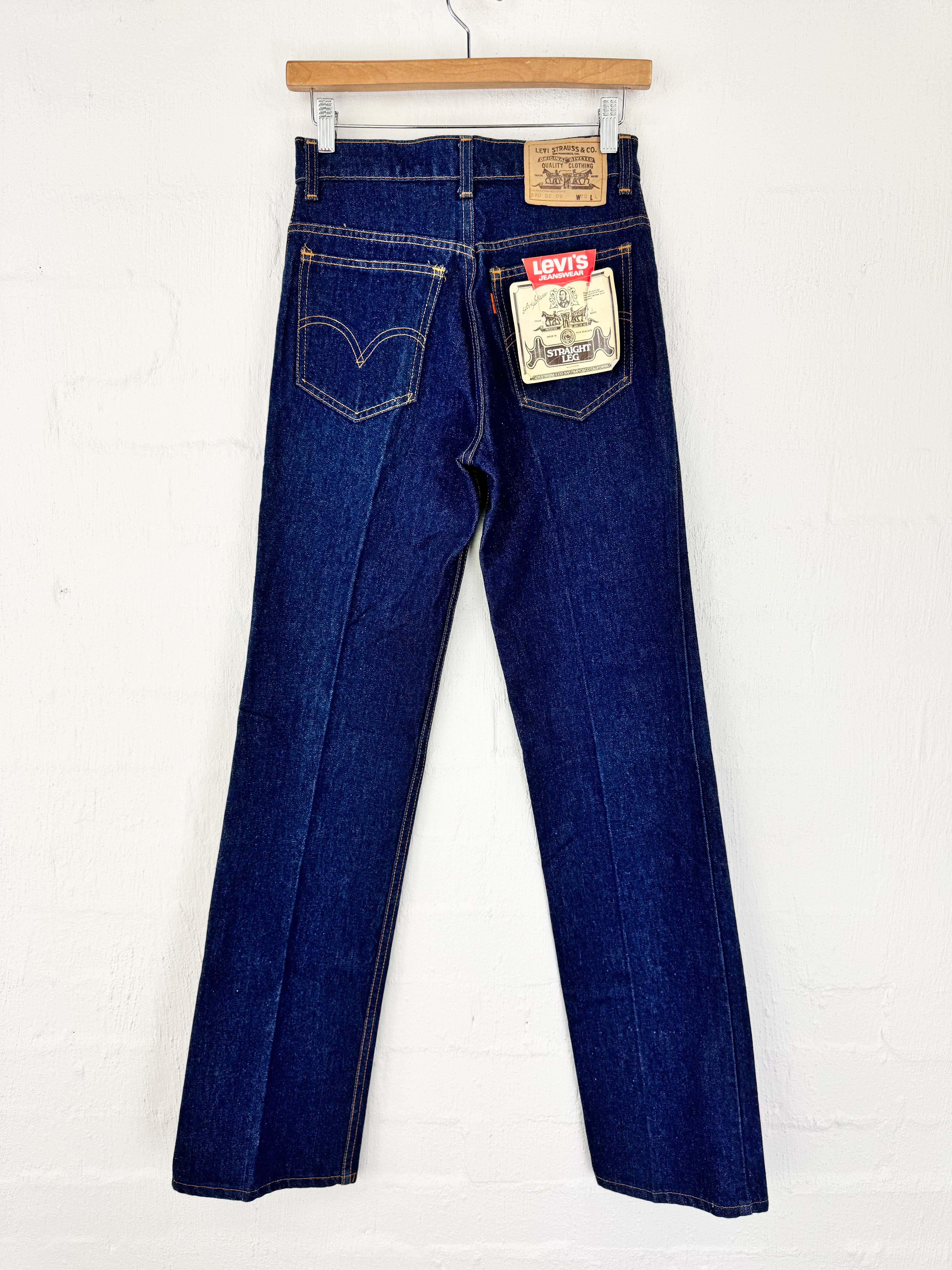 Levi Blue Denim Straight-Leg Jeans - W20 LL