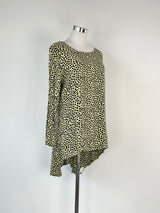 Zulu & Zephyr Animal Print Long Sleeve Top - AU6/8