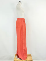 August 'Spencer' Wide Leg Persimmon Slacks - NWT - AU8