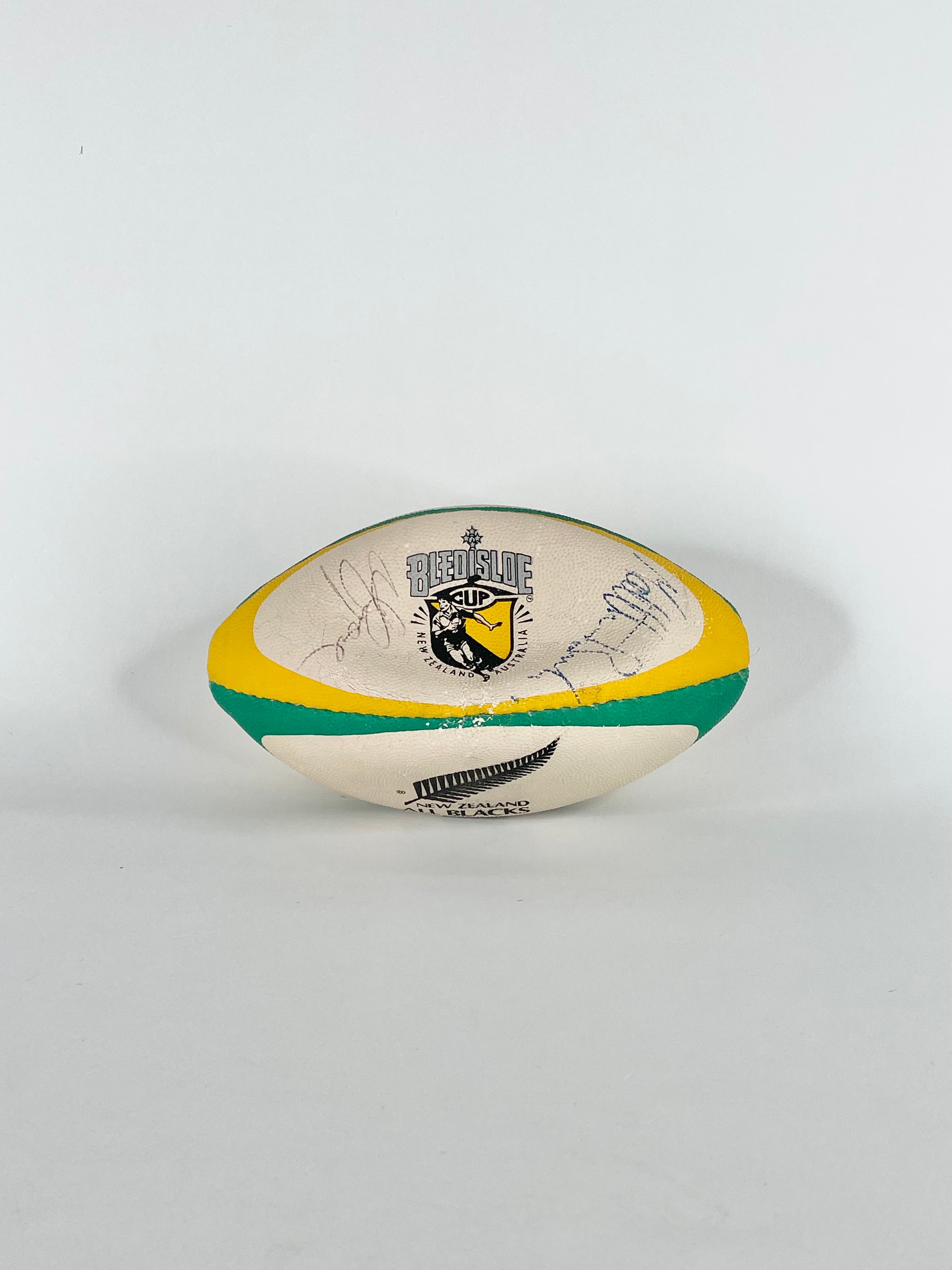 Signed 1997 Bledisloe Cup Mini Rugby Ball