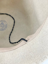 Vintage Fisher Cookstown Beige Fur Hat